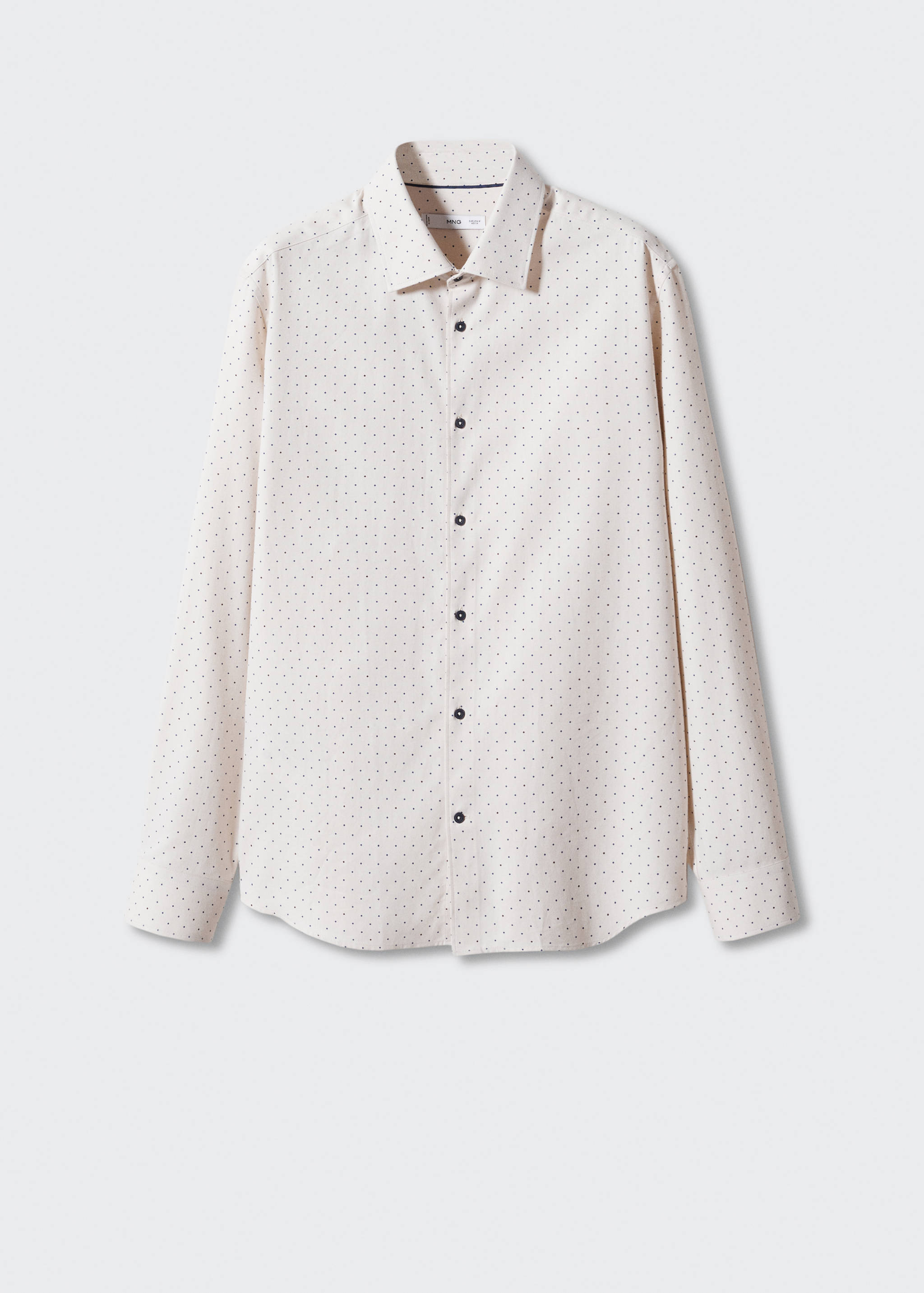 Рубашка 100% хлопок с принтом - Изделие без модели