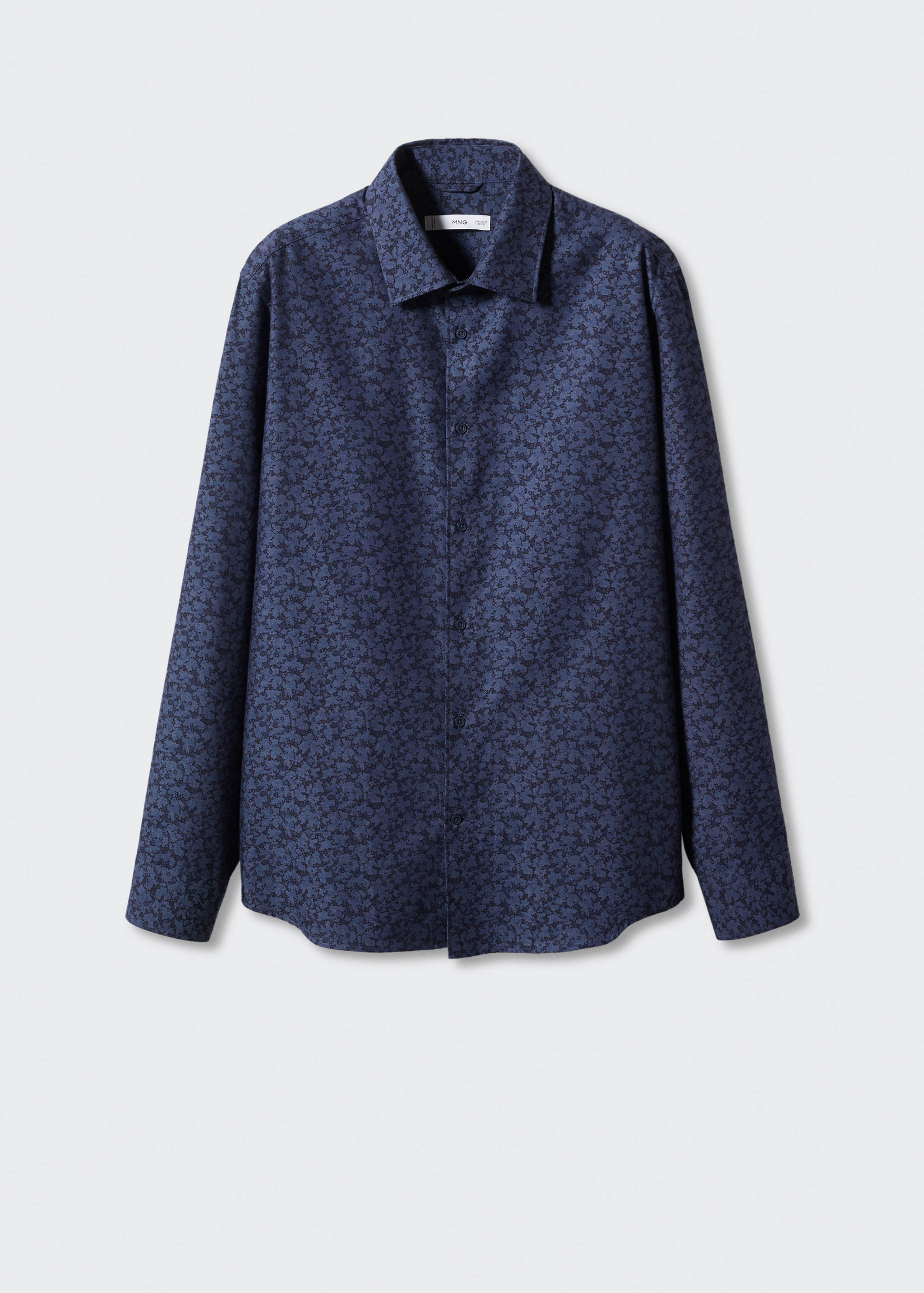 Рубашка 100% хлопок с принтом - Изделие без модели