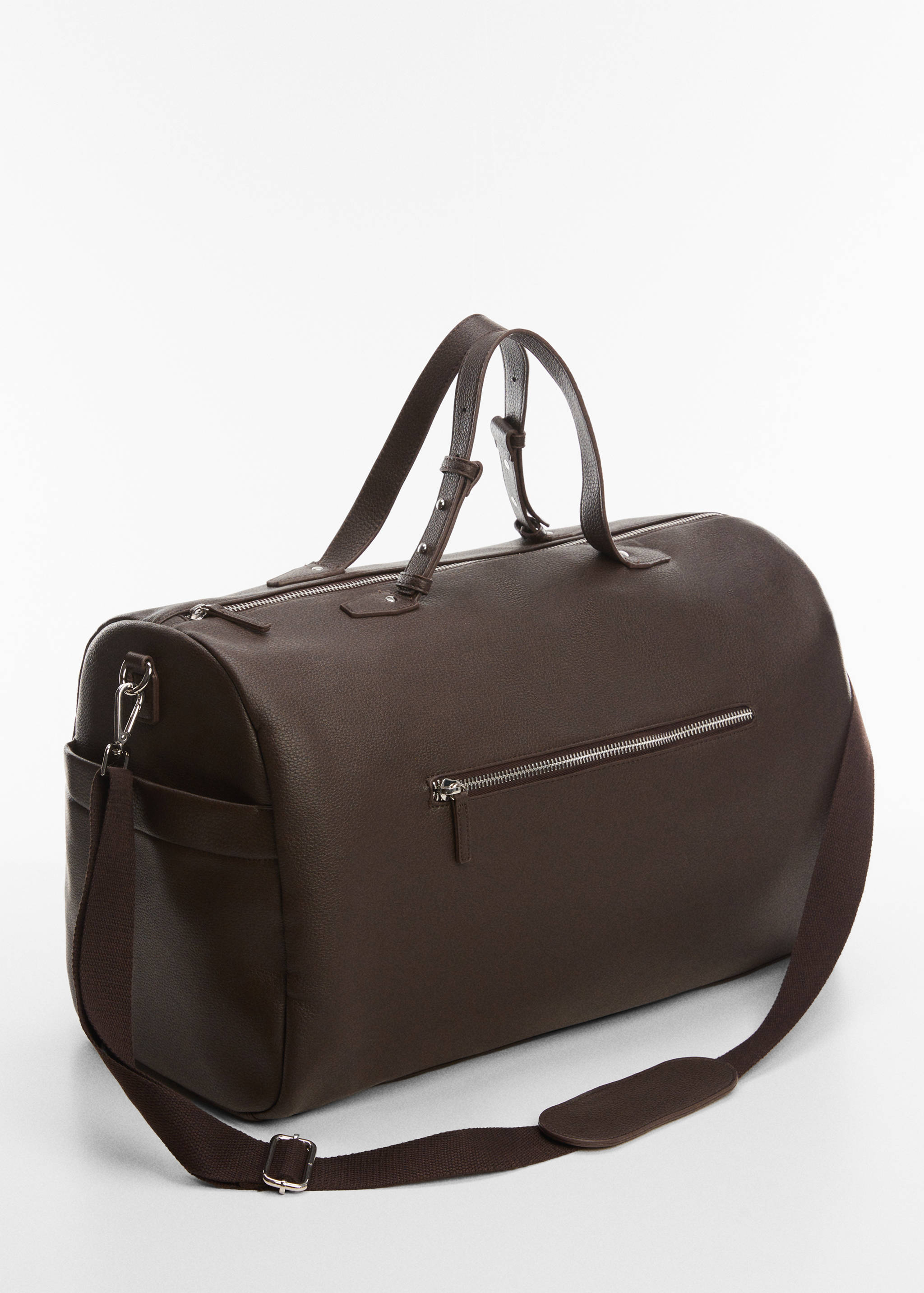 Patent faux-leather bowling bag - Medium plane