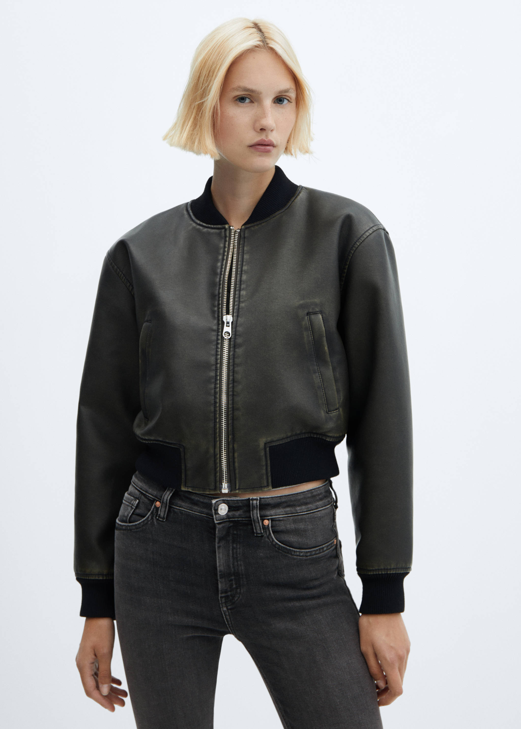 Skinny cropped jeans - Details of the article 1