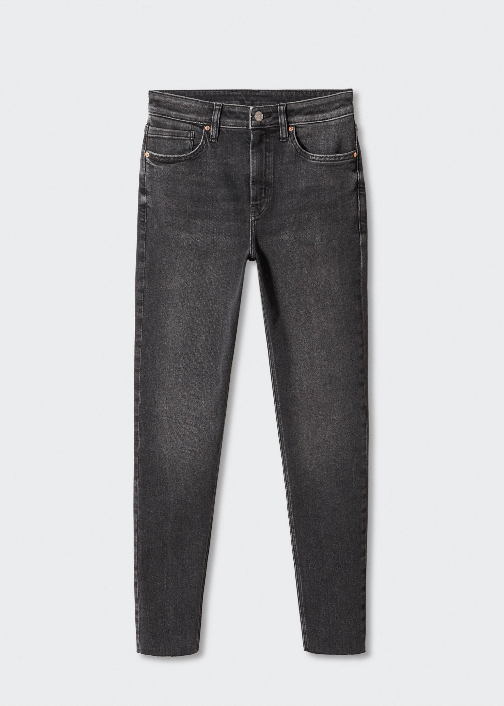 Jeans skinny crop - Artículo sin modelo, Gris oscuro. Ref: 57085957-00.