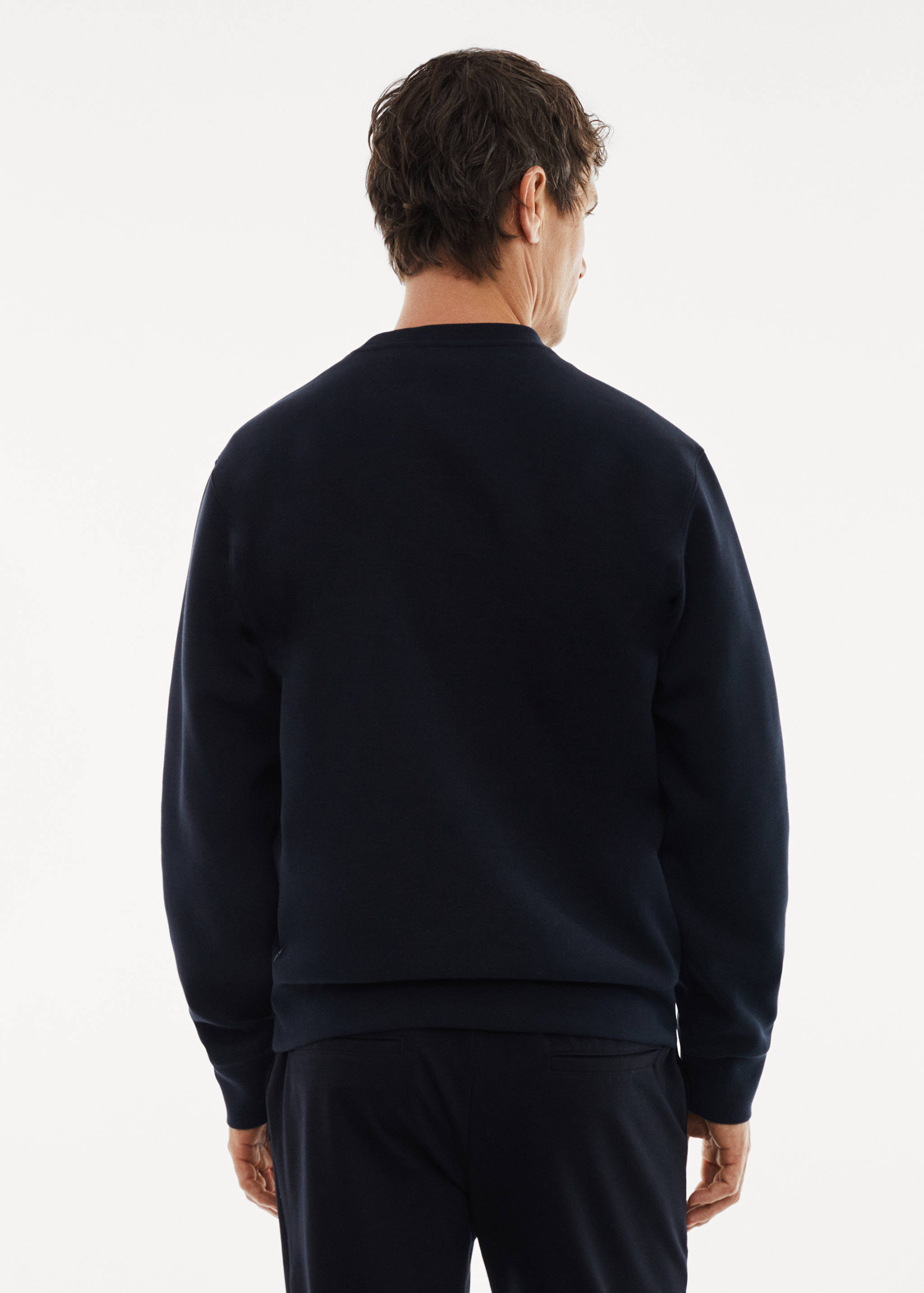 Sweat-shirt tissu recyclé respirant - Verso de l’article