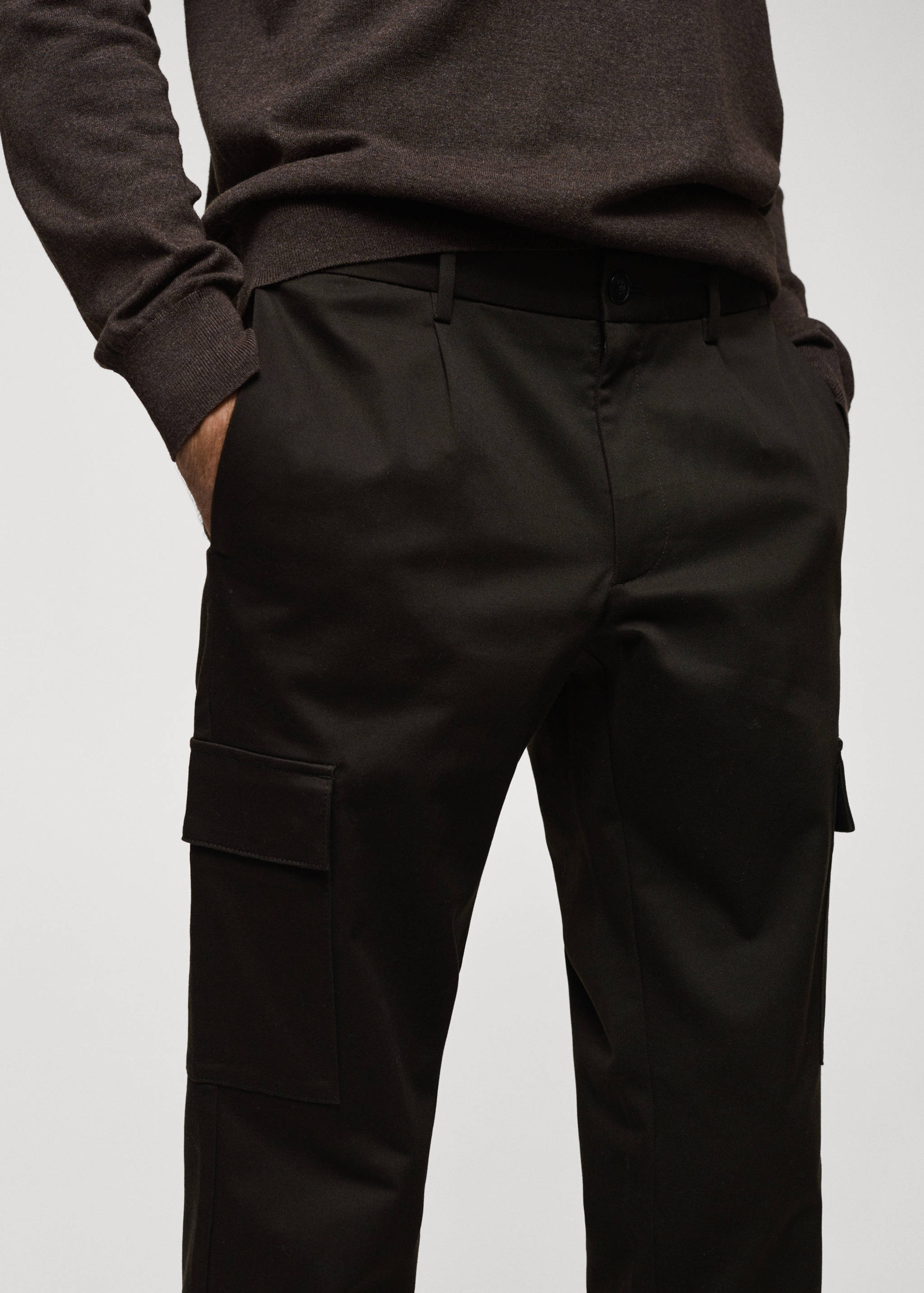 Pantalón cargo algodón slim fit - Detalle del artículo 1