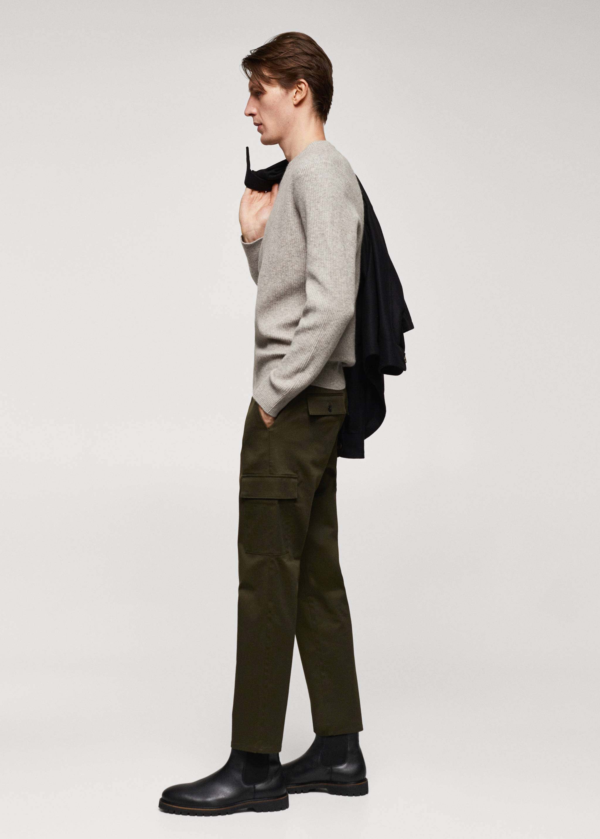 Pantalón cargo algodón slim fit - Detalle del artículo 2