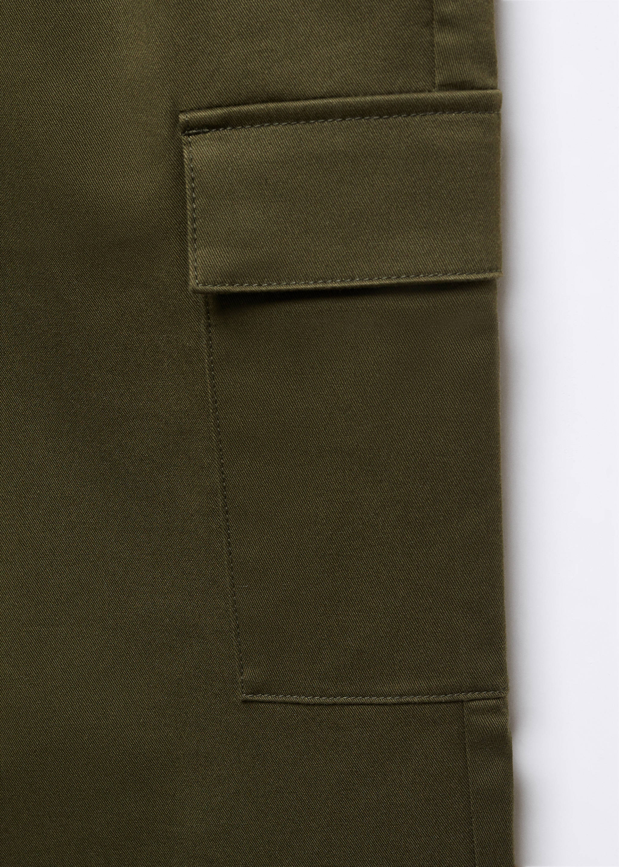 Pantalón cargo algodón slim fit - Detalle del artículo 8