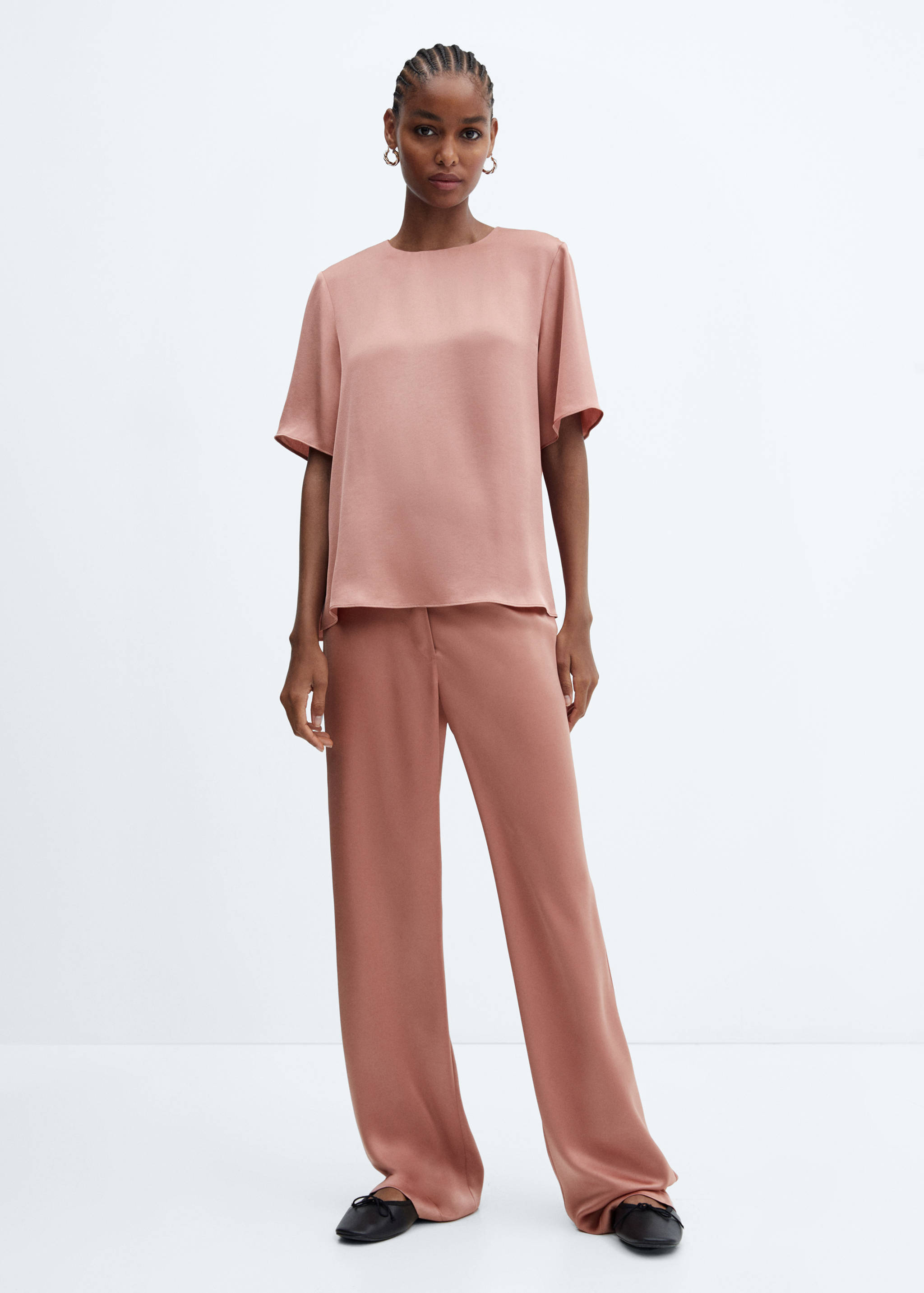 Satin blouse - General plane