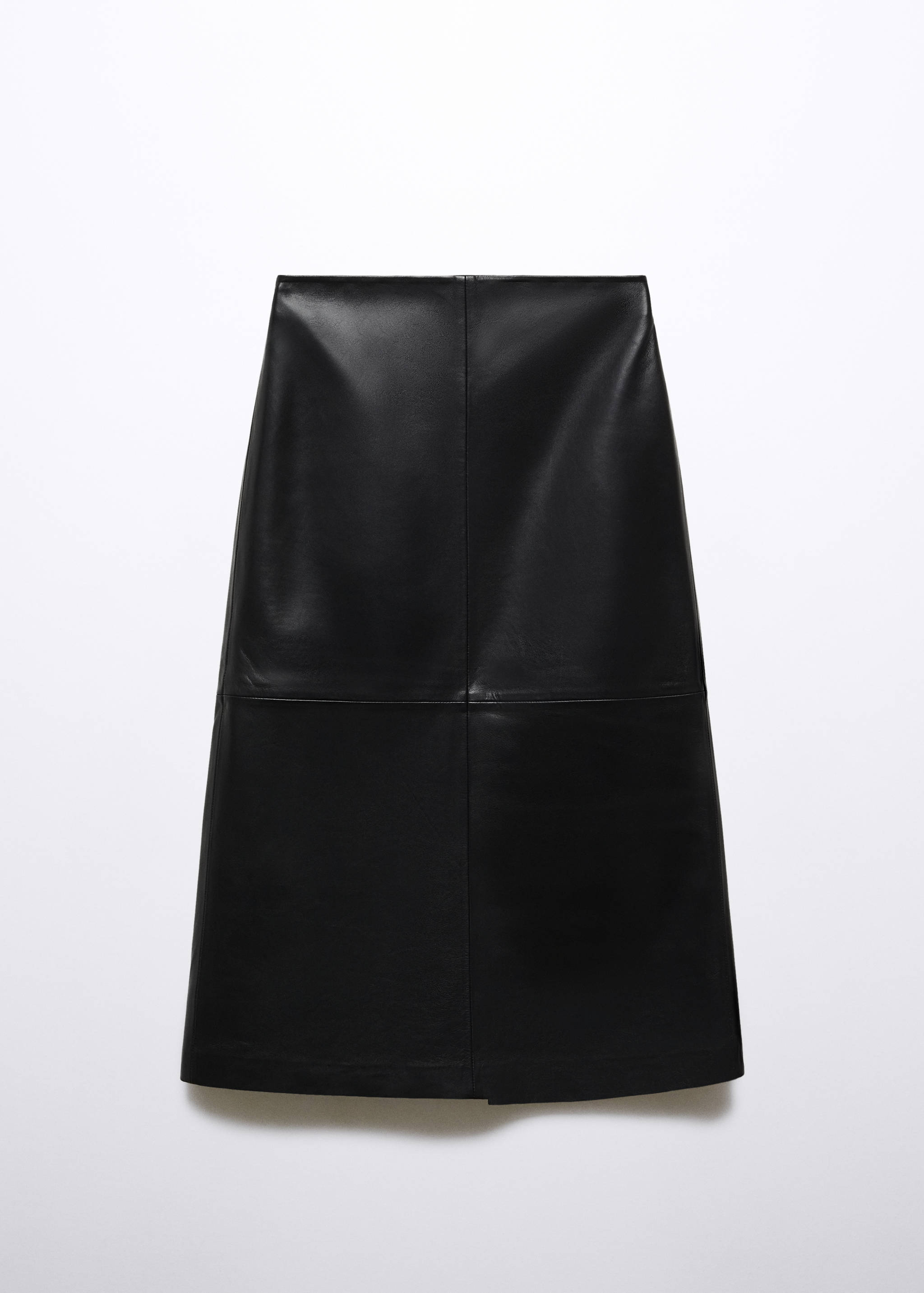 Falda midi piel - Artículo sin modelo