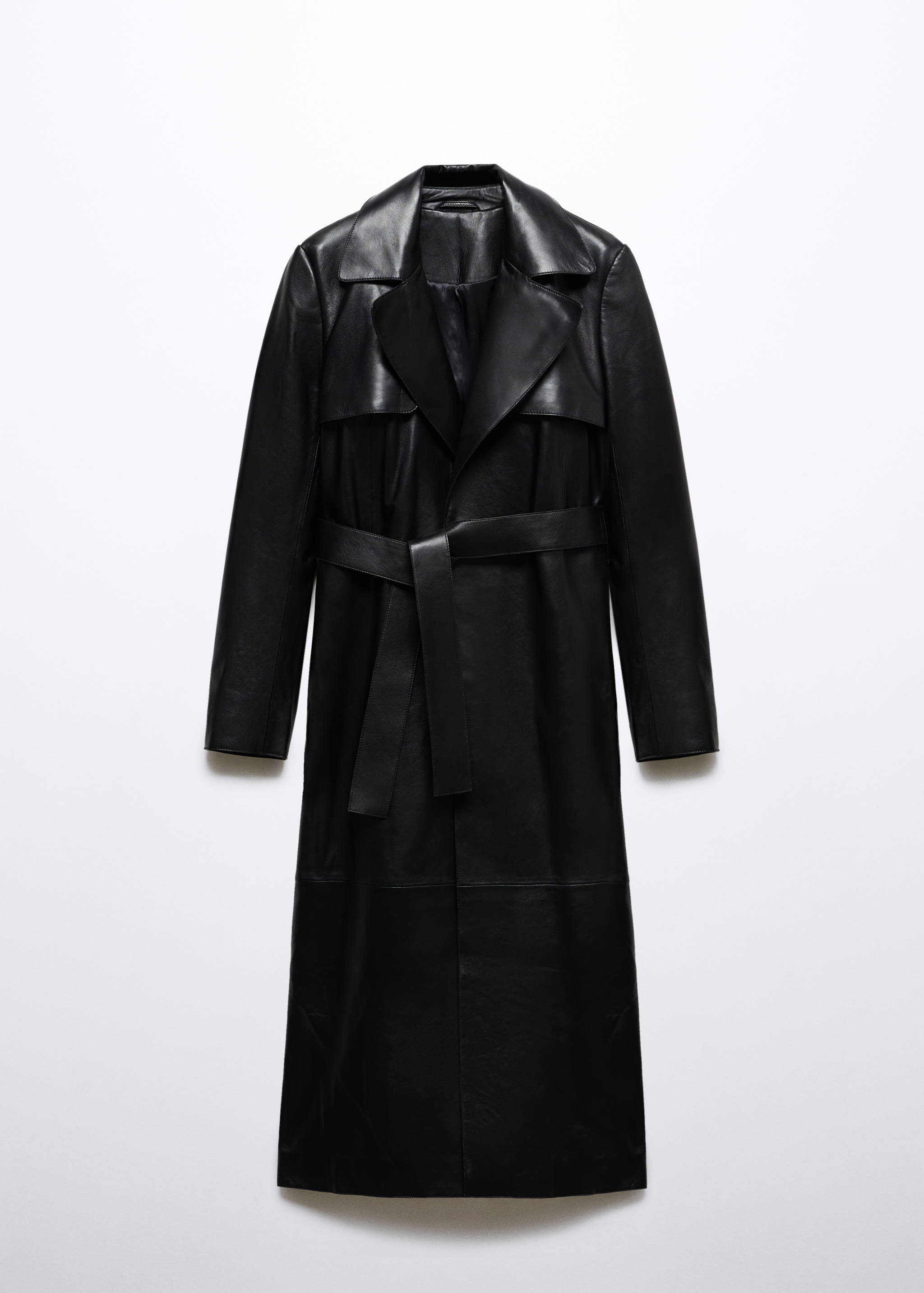 100% leather trench coat - Article without model