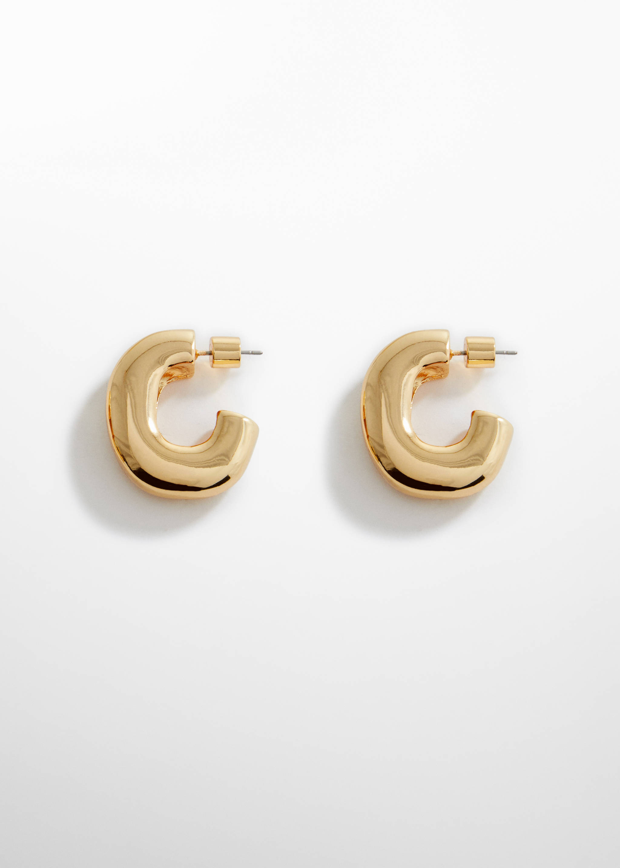 Объемные серьги-кольца - Изделие без модели