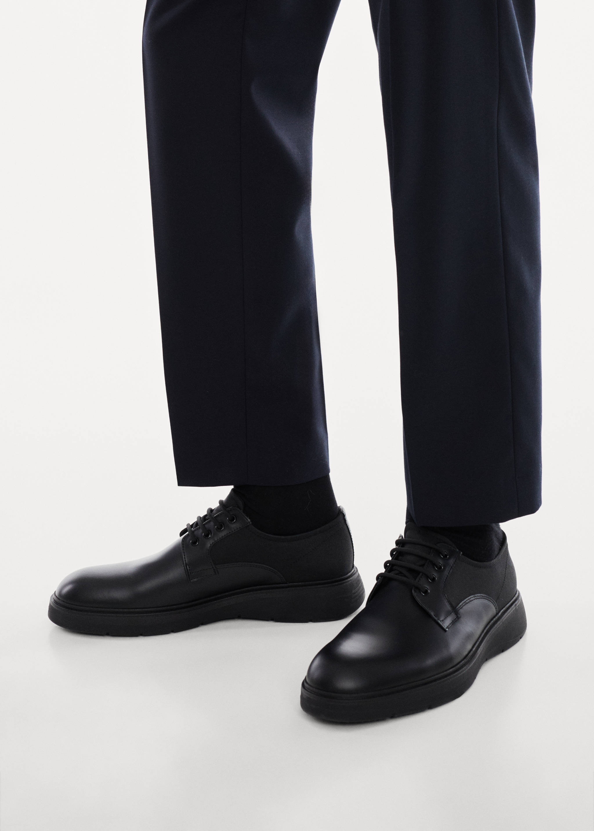 Mixed leather blucher - Details of the article 9