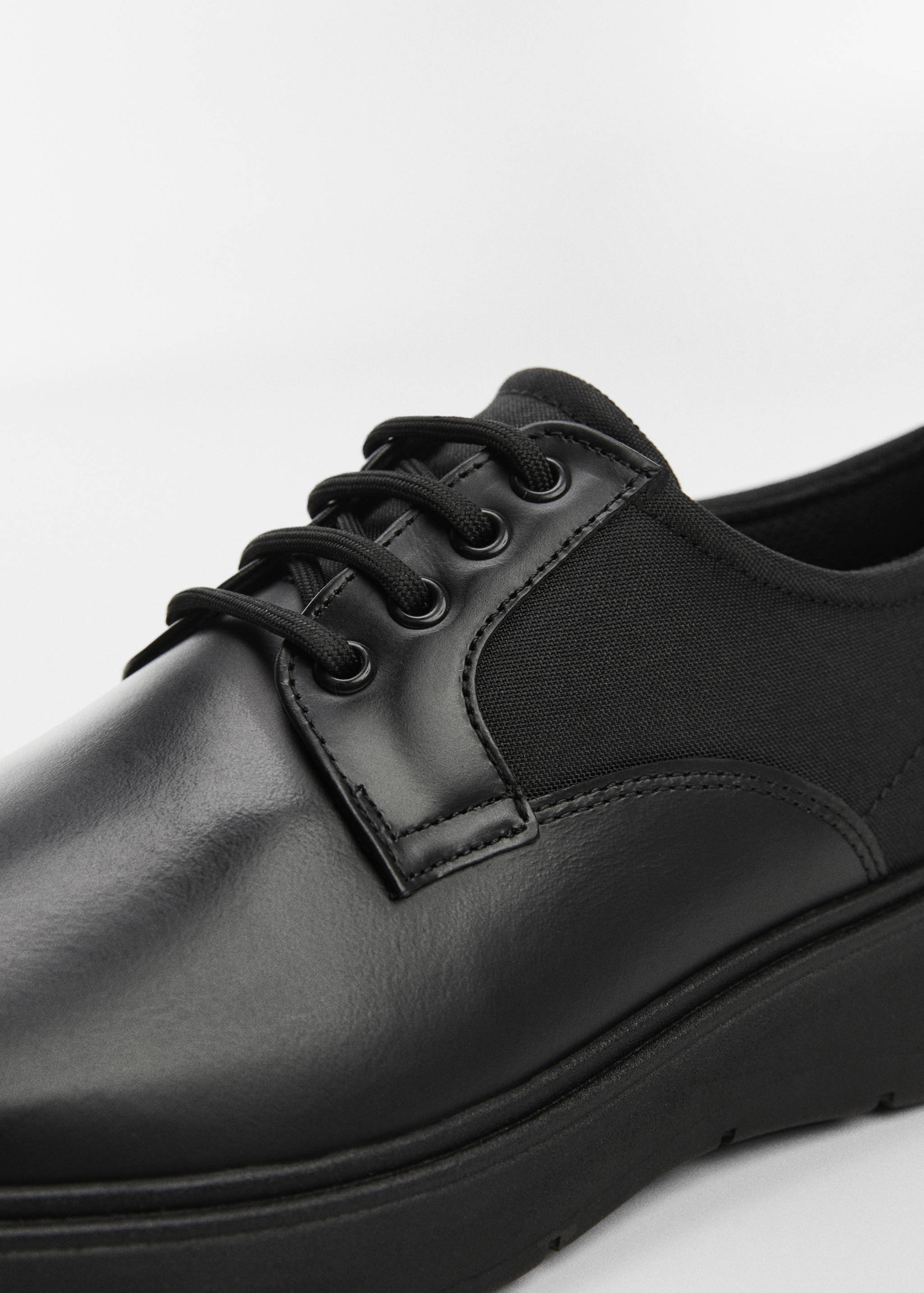 Mixed leather blucher - Details of the article 2