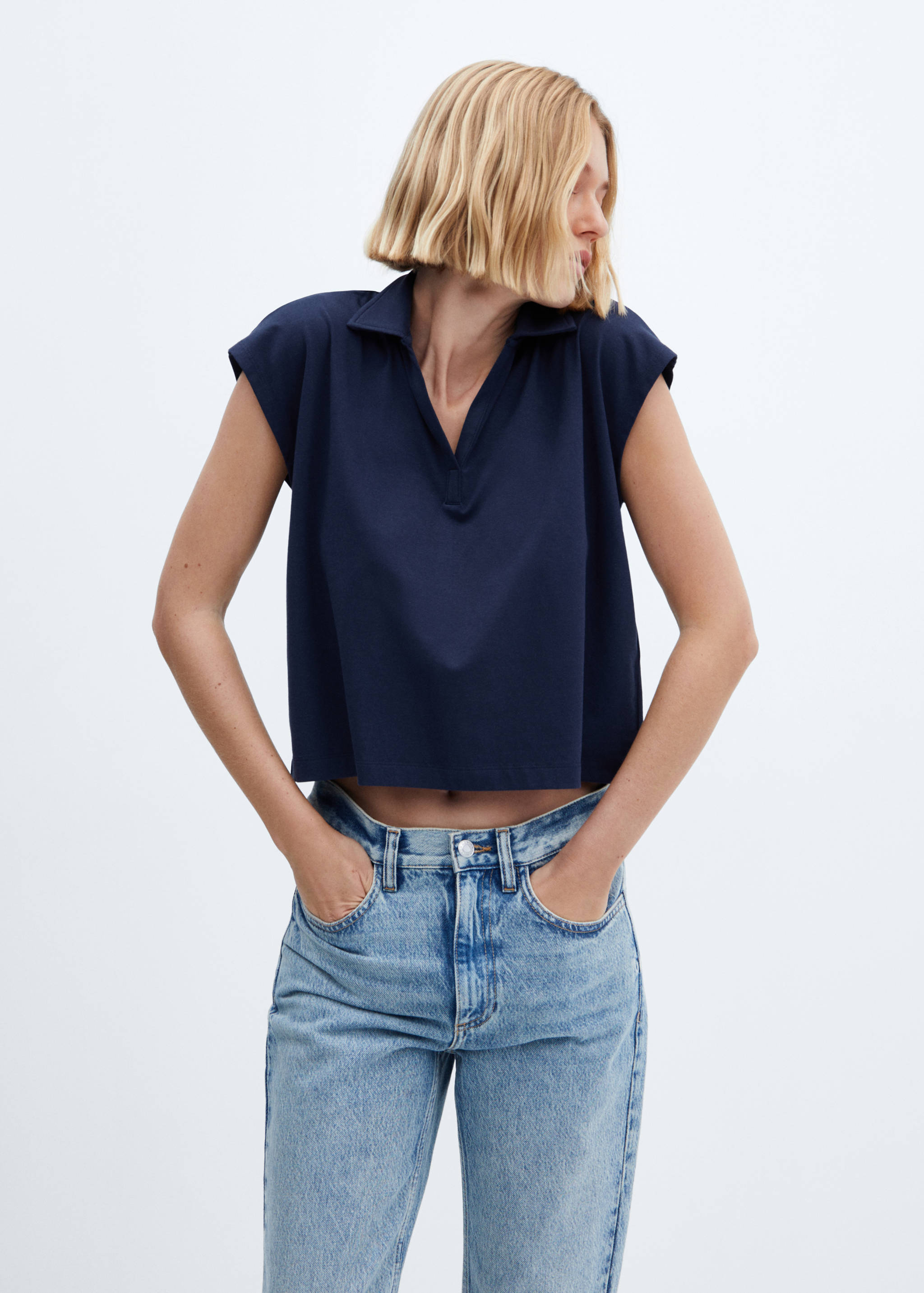 Polo modal oversize - Plan moyen
