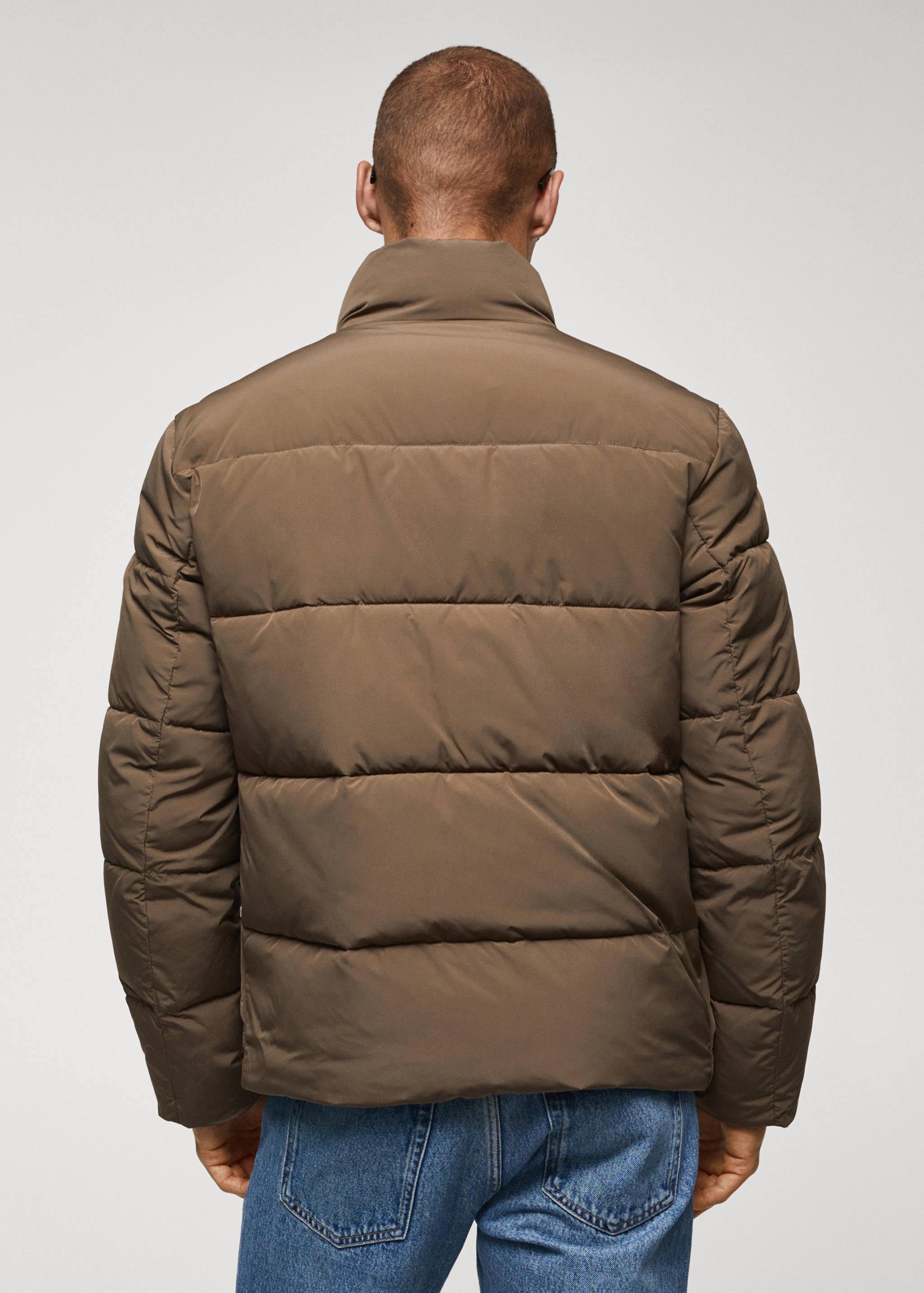 Water-repellent quilted anorak - Reverse of the article
