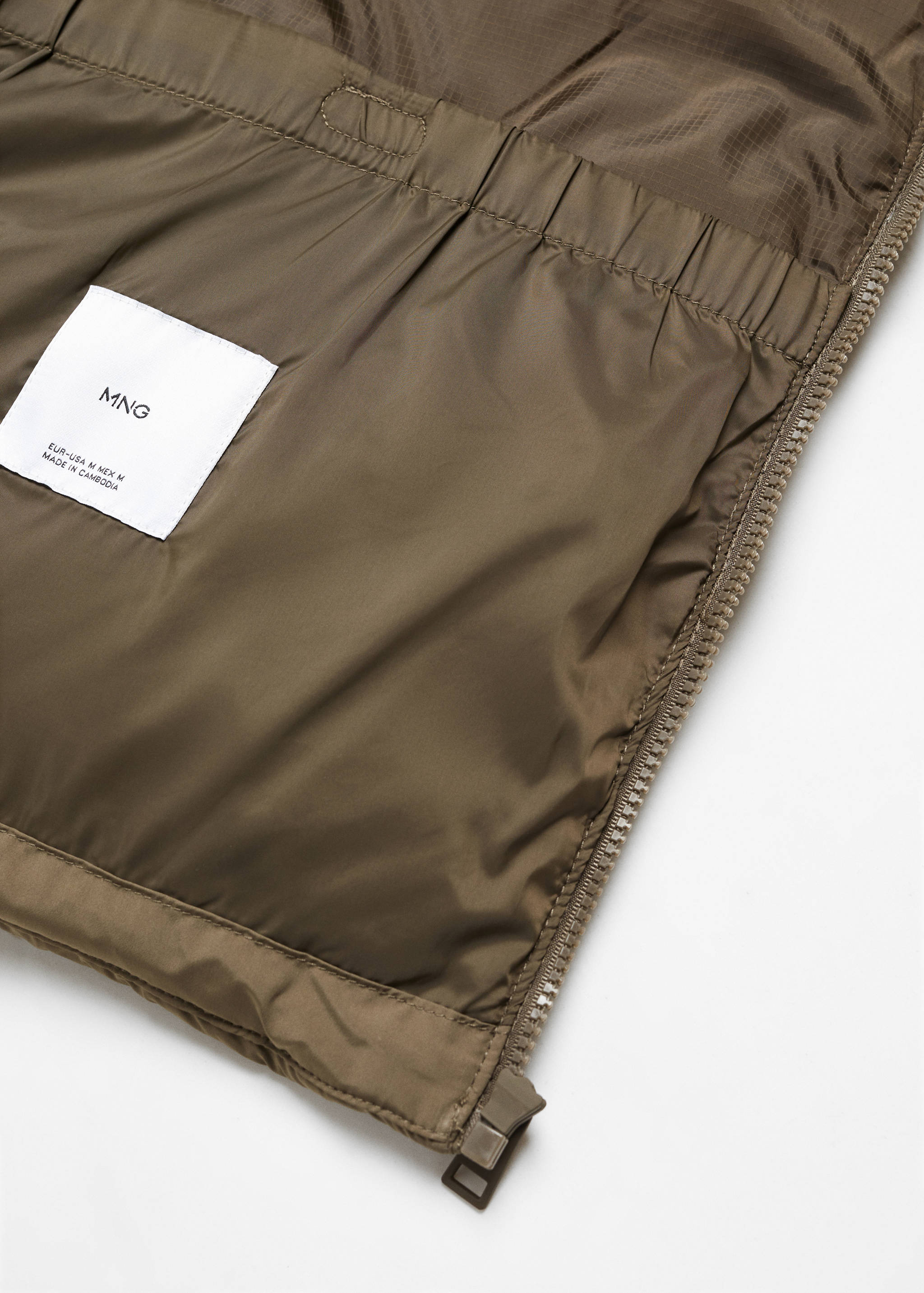 Water-repellent quilted anorak - Details of the article 8
