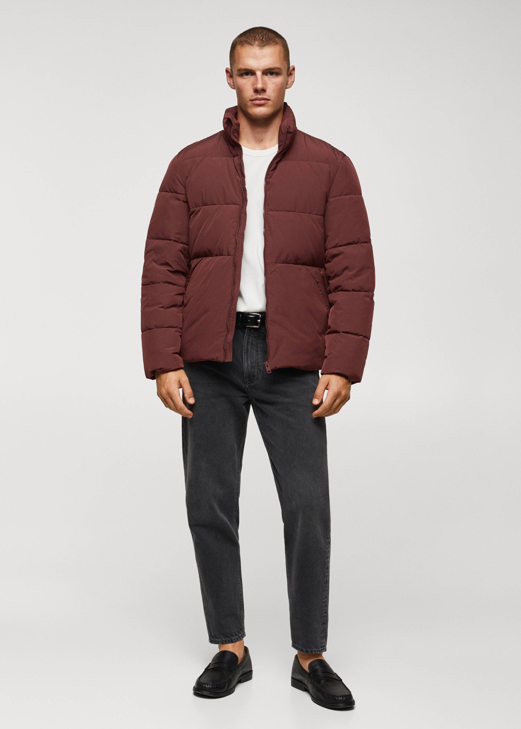 Water-repellent quilted anorak - General plane