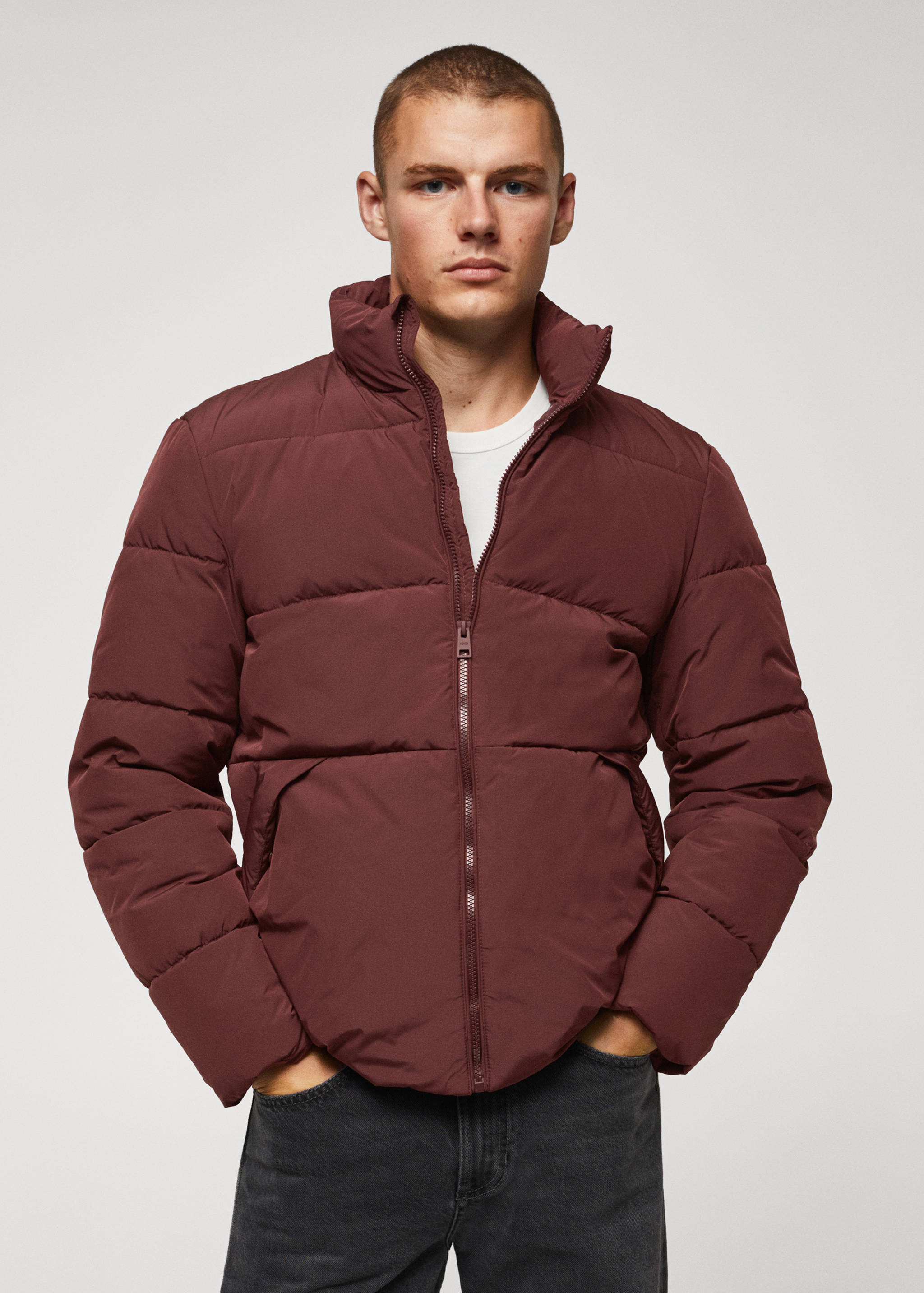 Water-repellent quilted anorak - Medium plane
