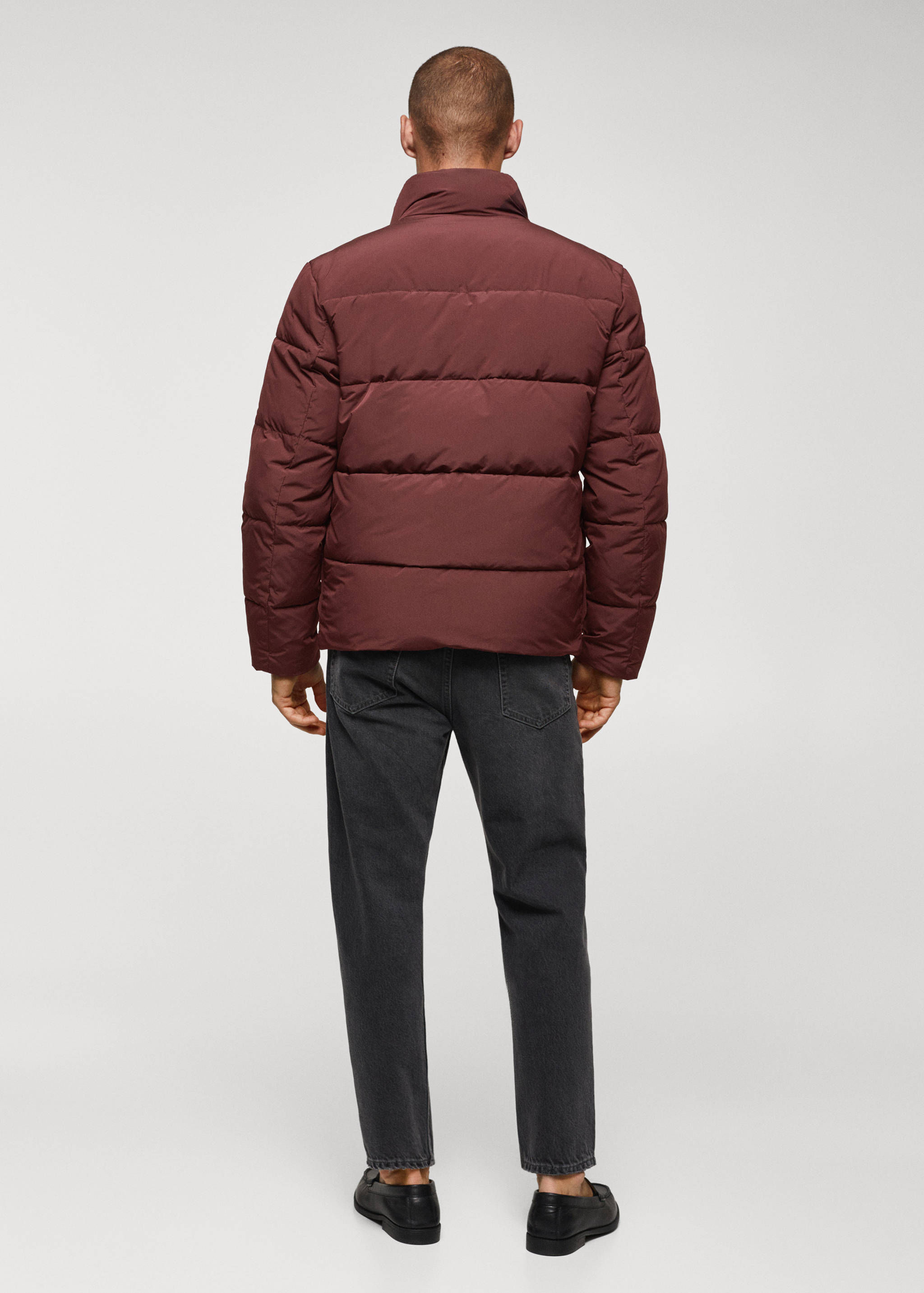 Water-repellent quilted anorak - Reverse of the article