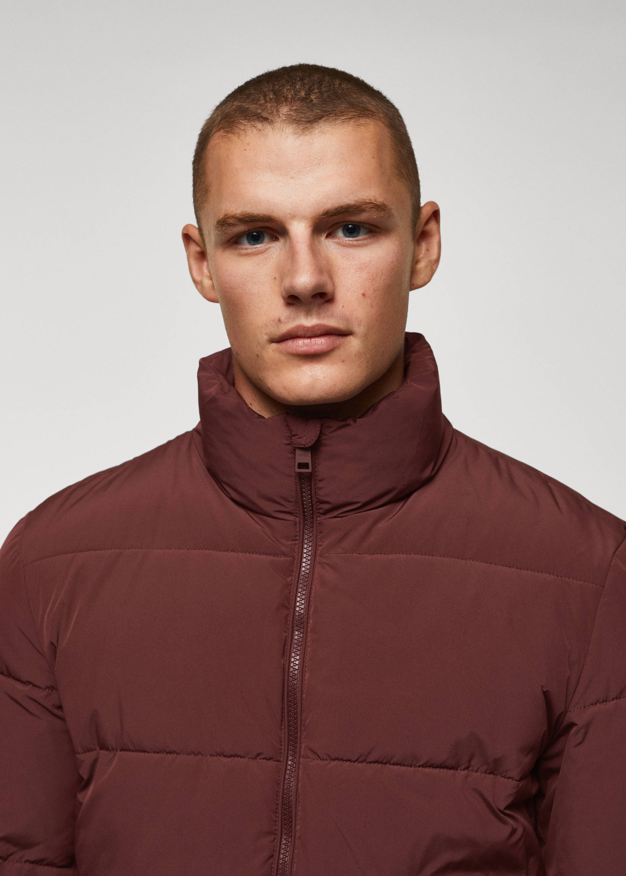 Water-repellent quilted anorak - Details of the article 1