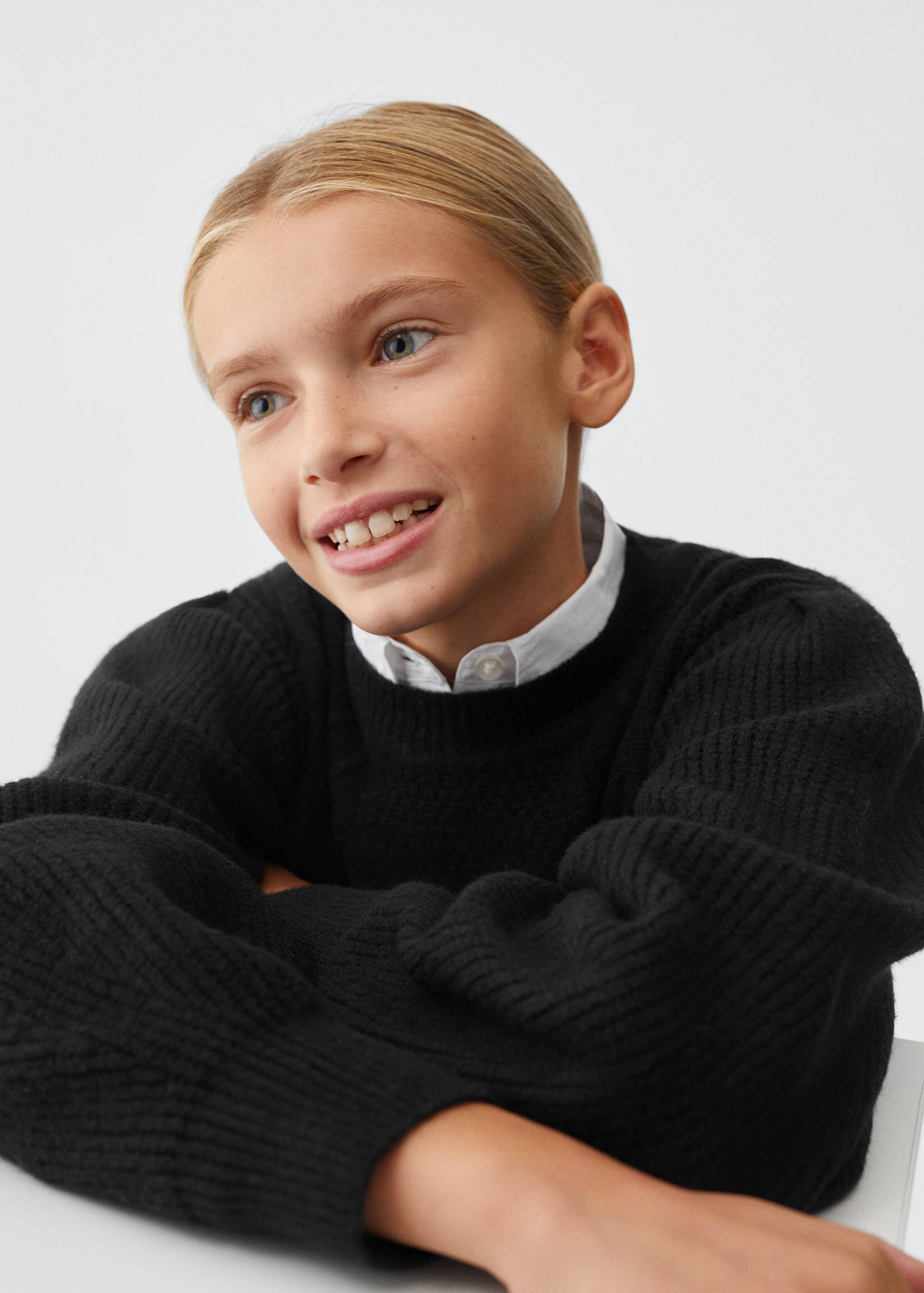 粗线针织毛衣 - null