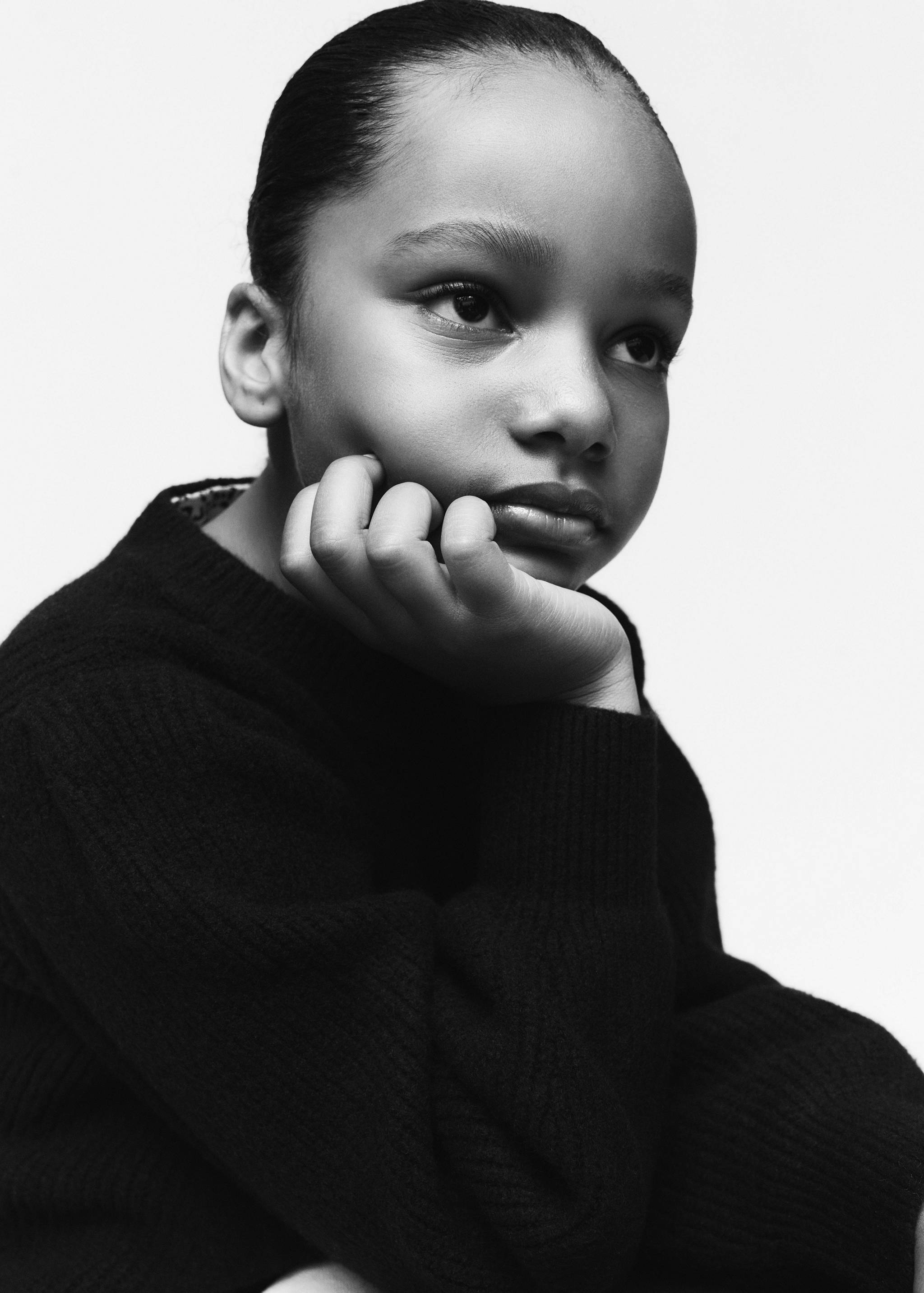 粗线针织毛衣 - null