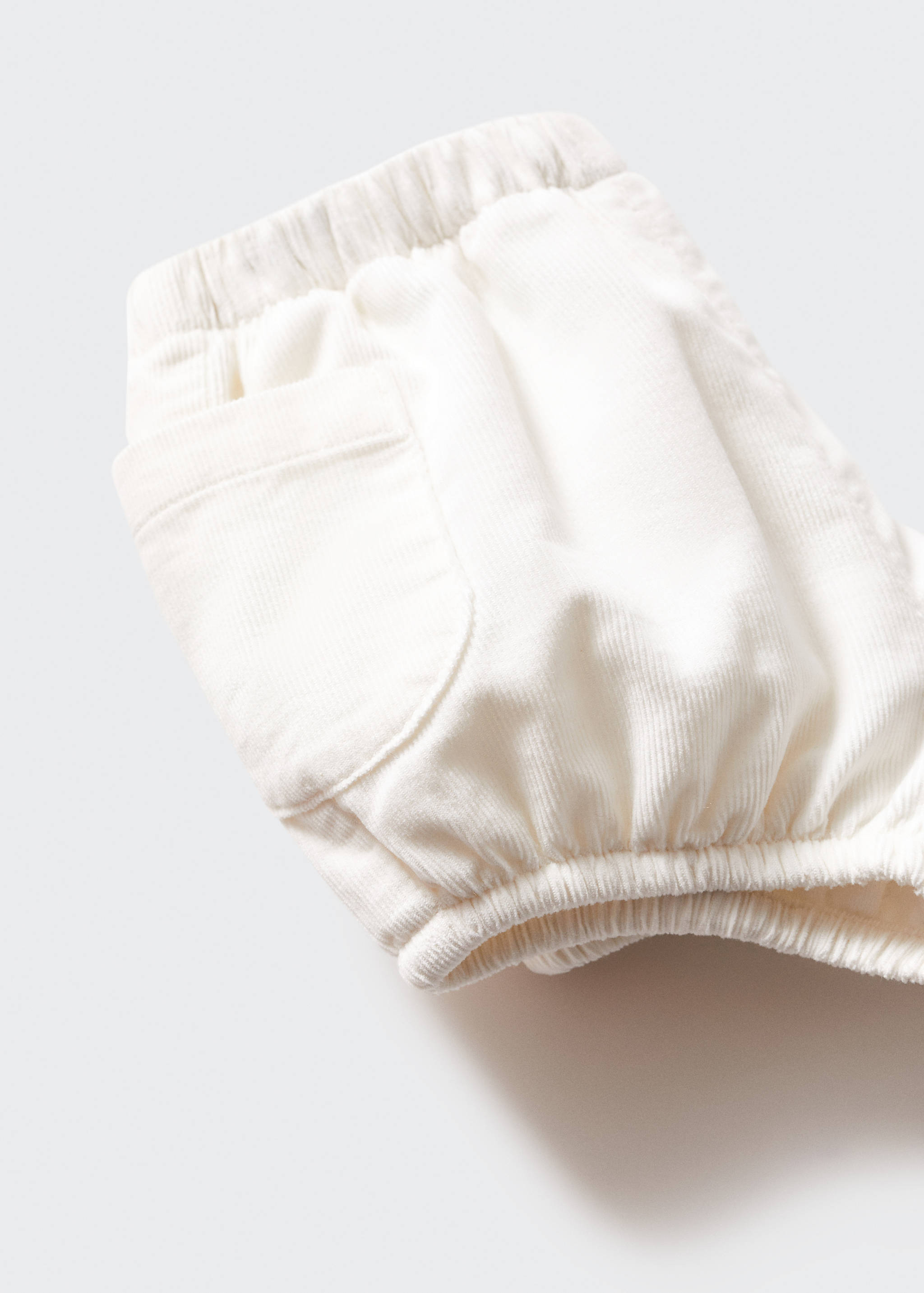 Вельветовые шорты с карманами - Деталь изделия 8