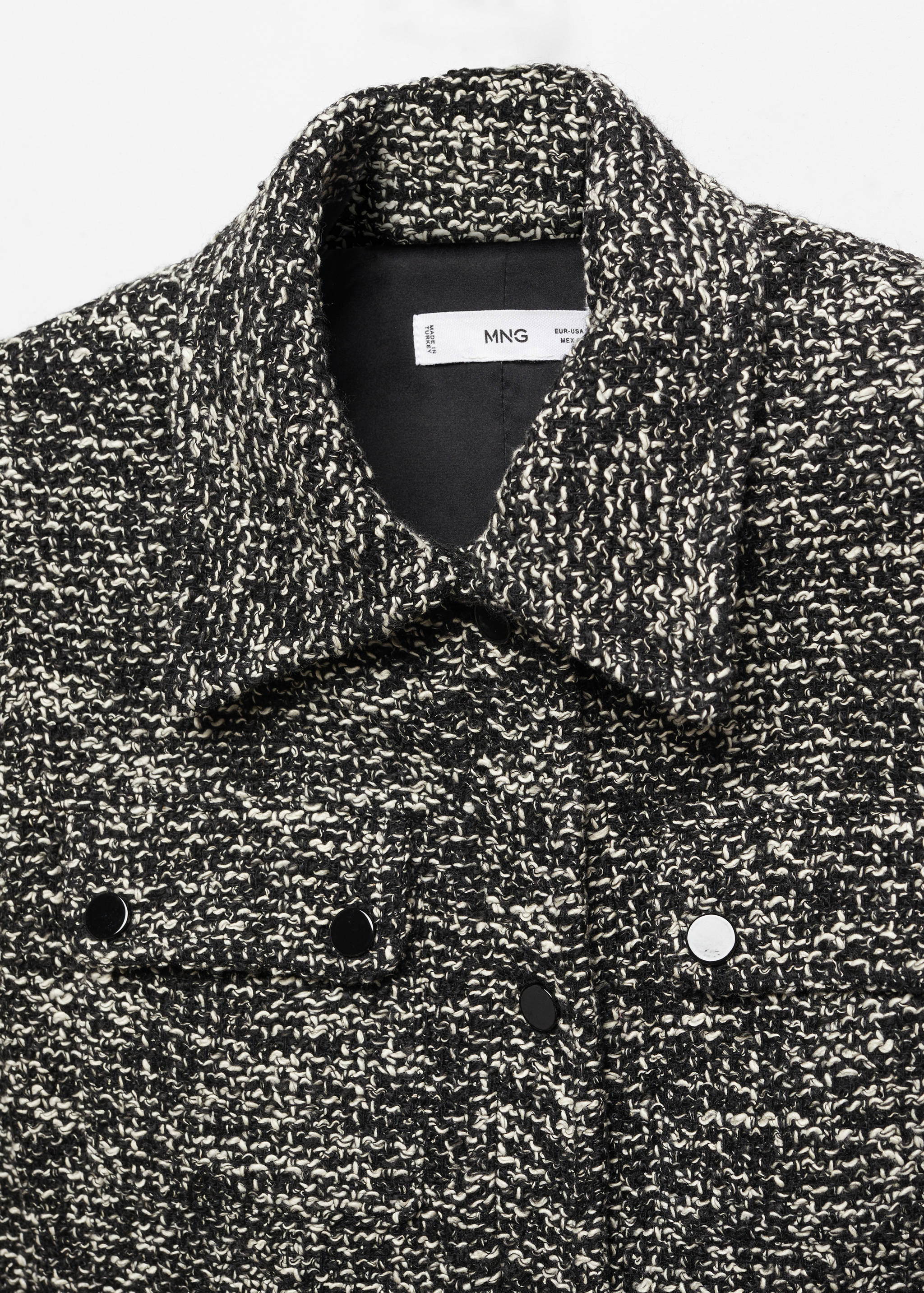Veste tweed col chemise - Détail de l'article 8