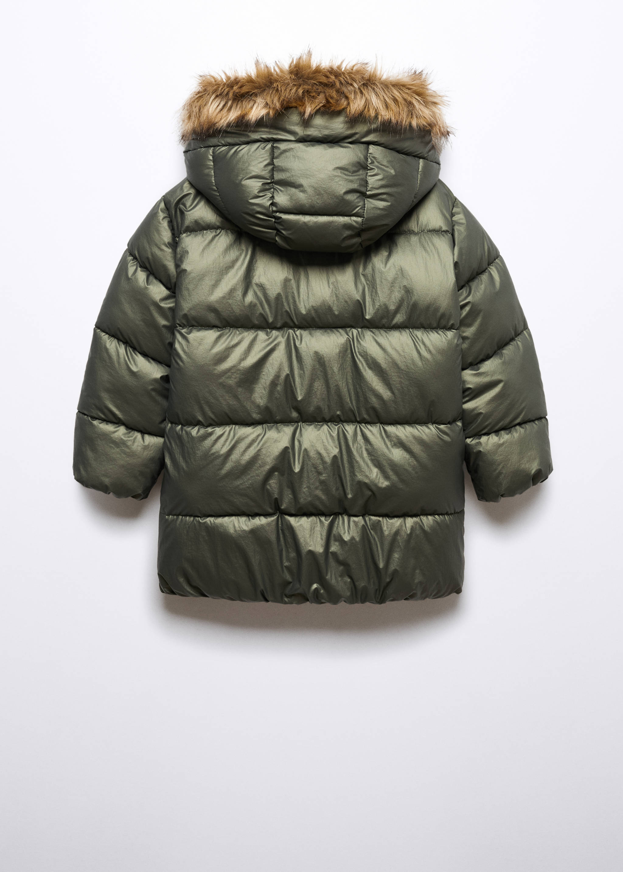 Стьобаний анорак з капюшоном - Зворотна сторона товару