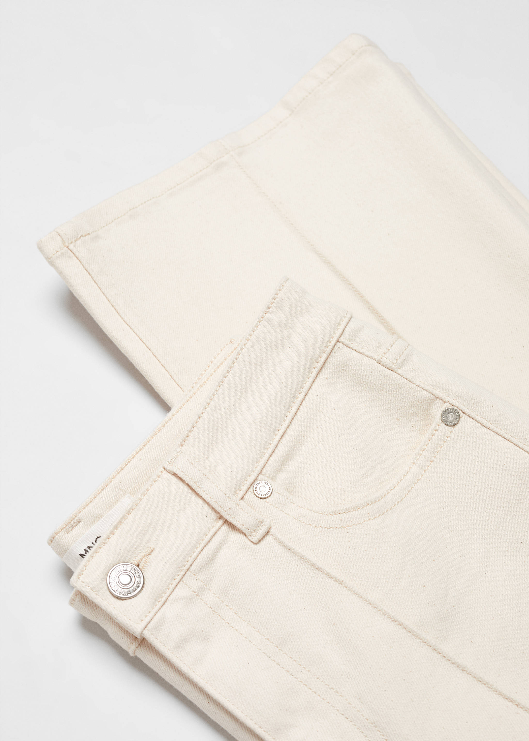 Decorative seam flared jeans - Details of the article 8