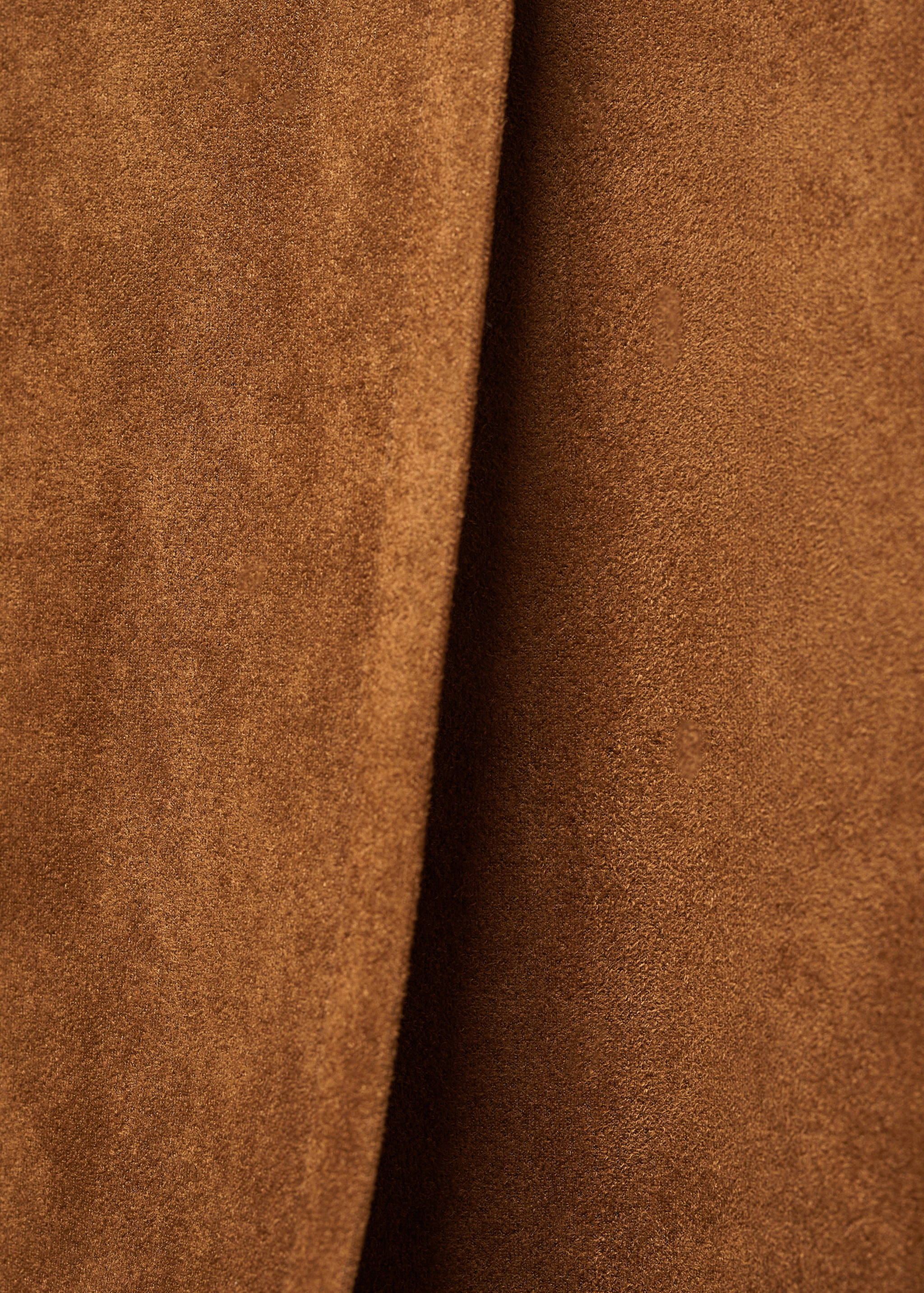 绒面革迷你裙 - null