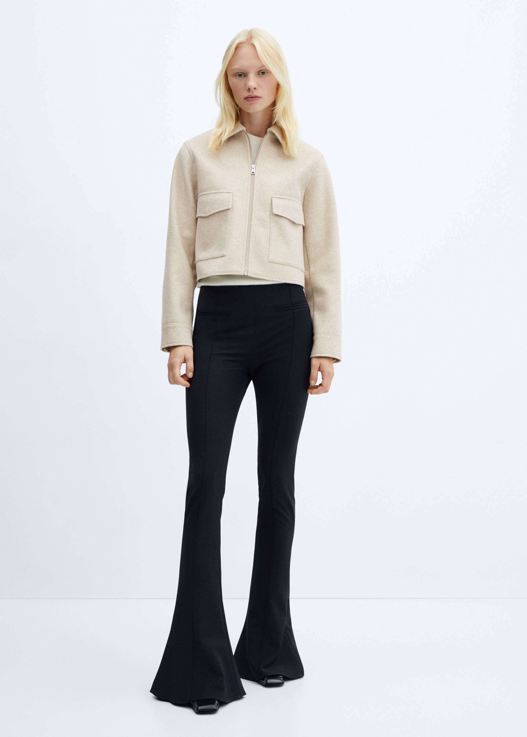 Veste poches fermeture Éclair - Plan général