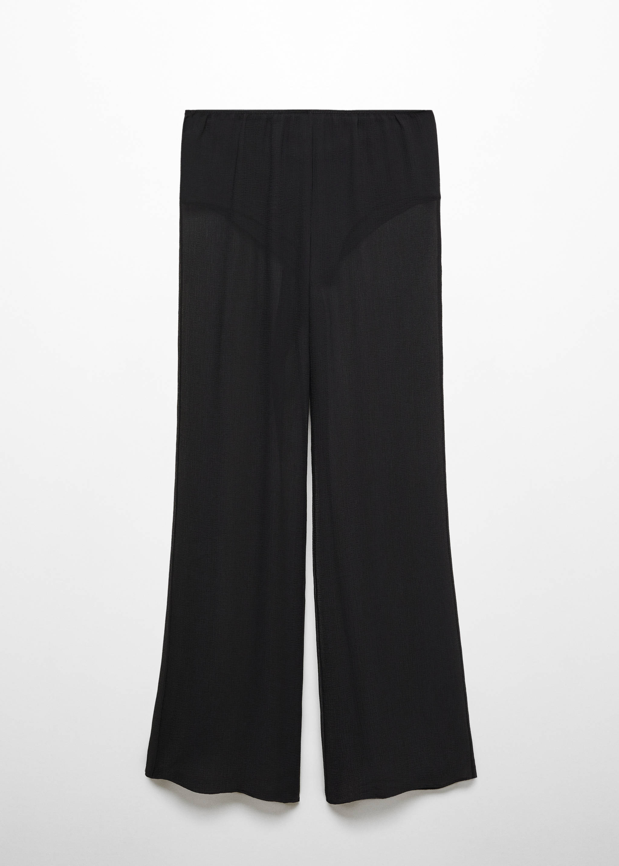 Semi-transparent wide leg trousers - Article without model