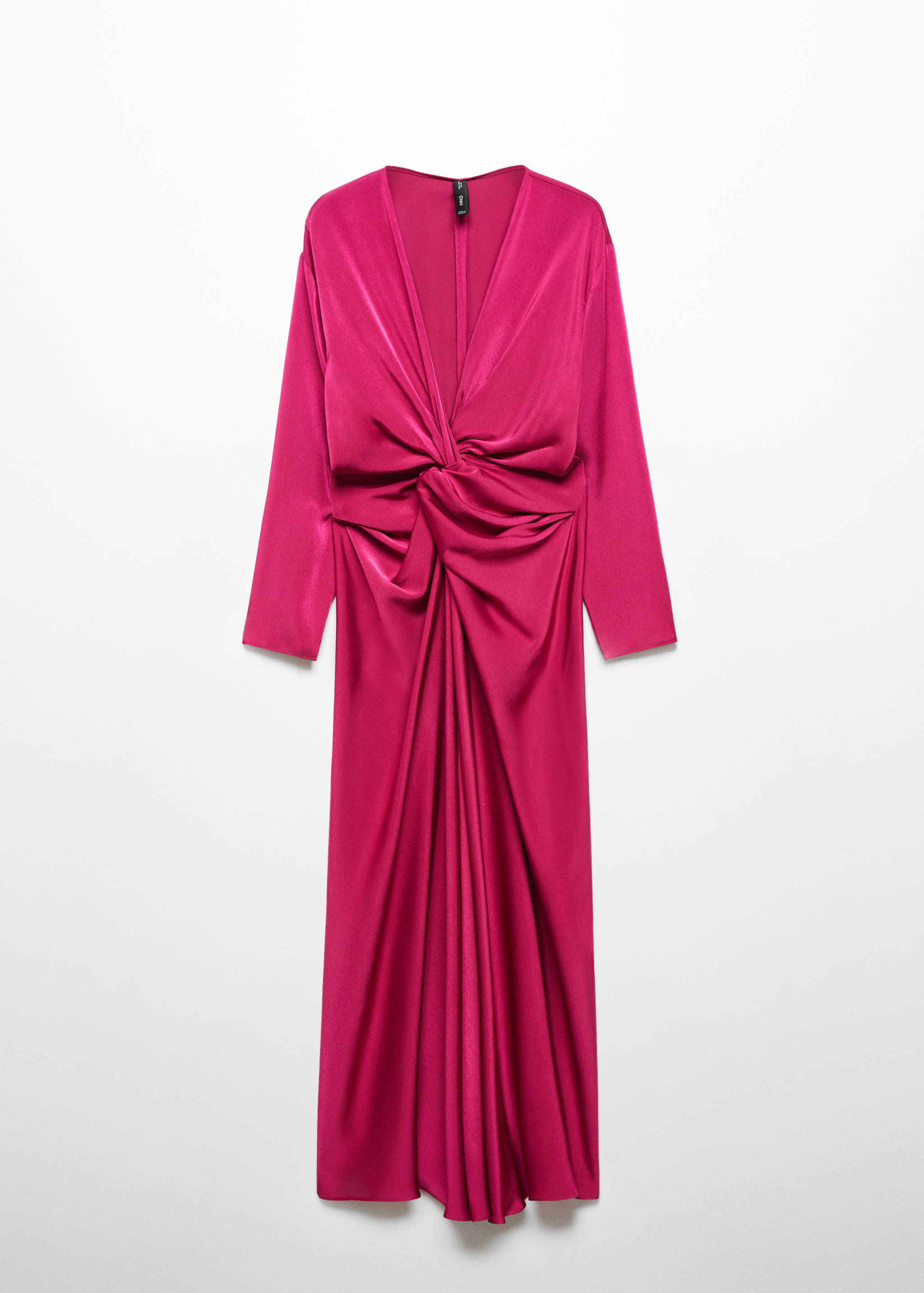 Robe satinée nœud - Article sans modèle