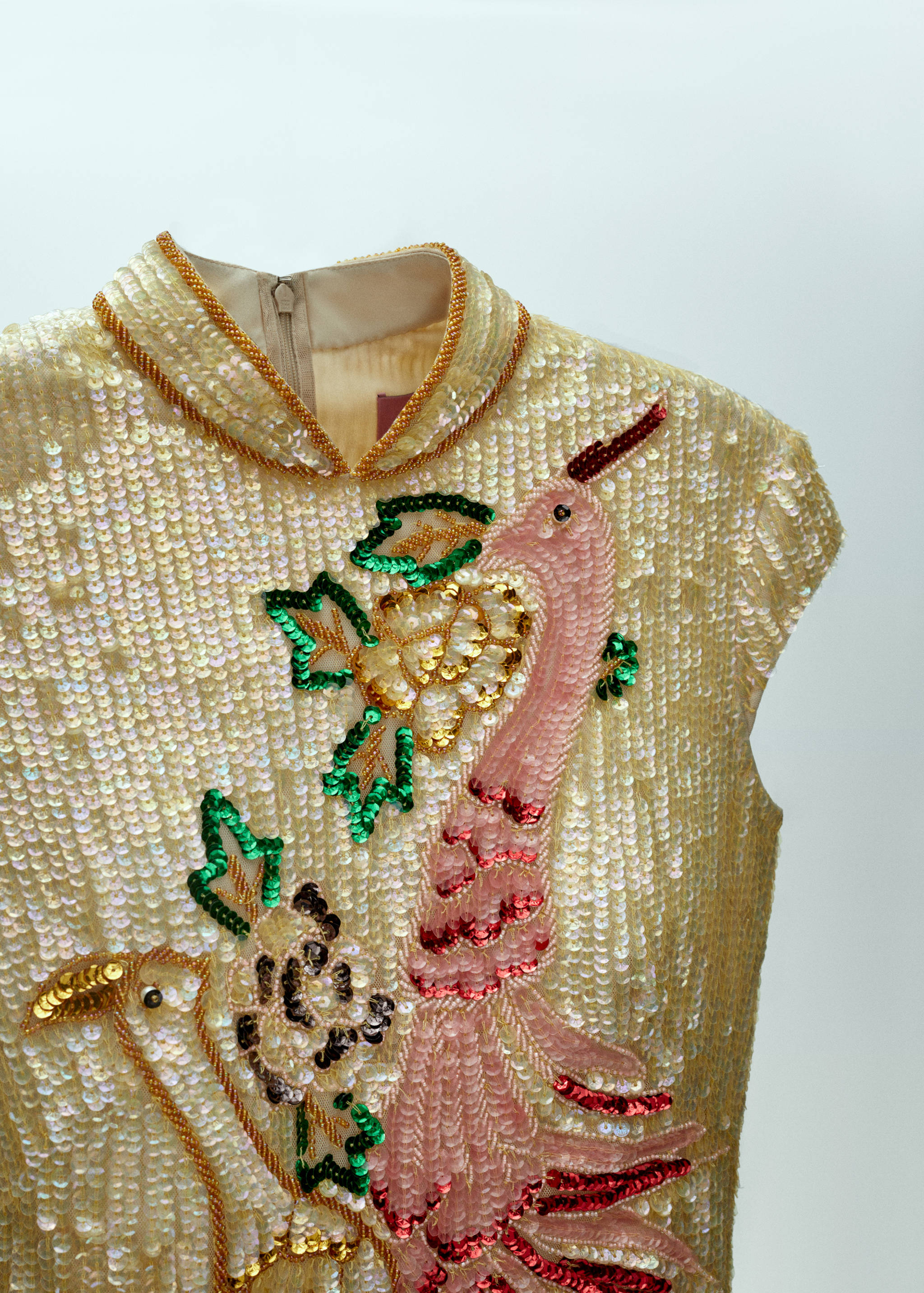 Sequin-embroidered design dress - Details of the article 8
