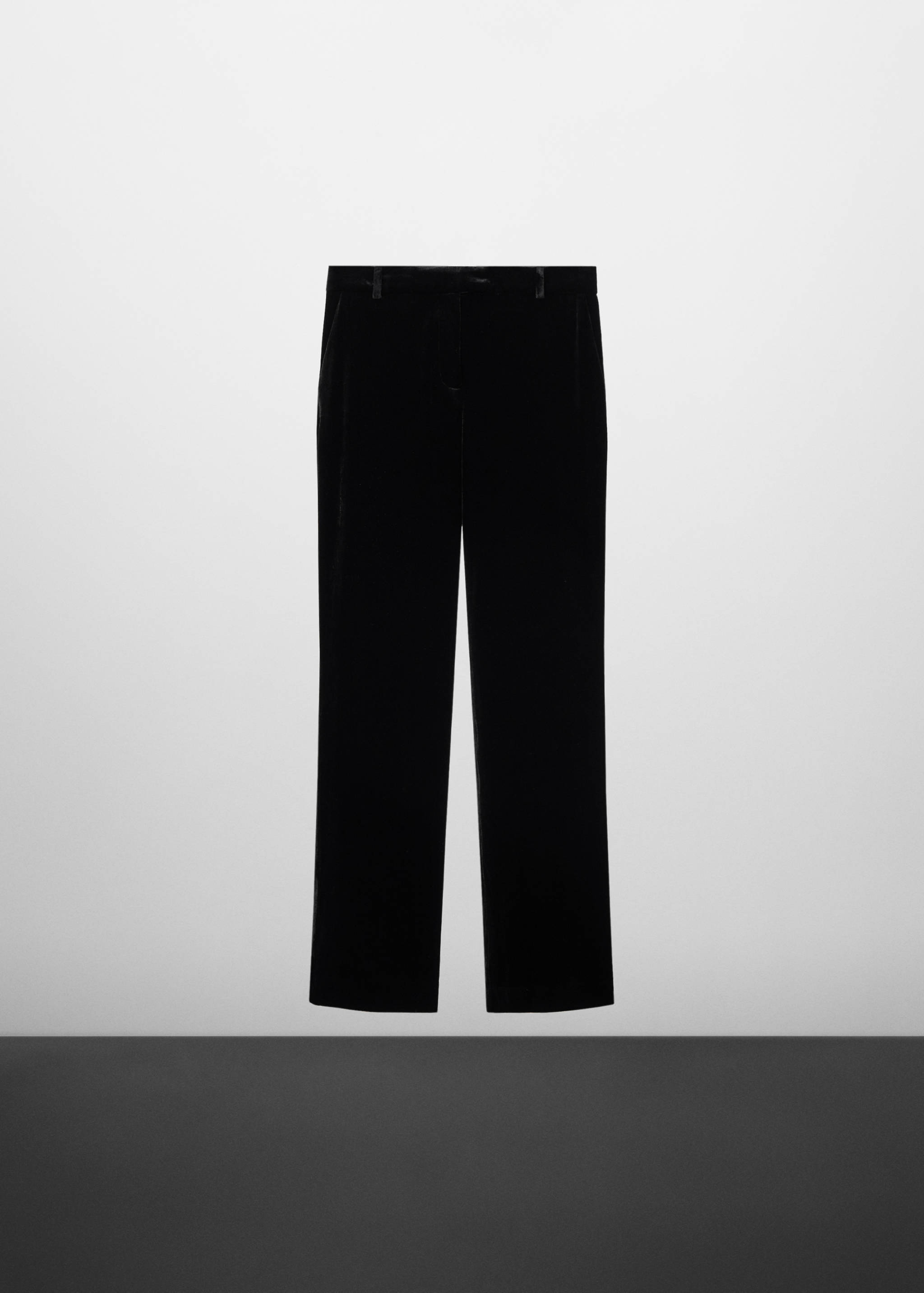 Velvet wide leg trousers - Article without model