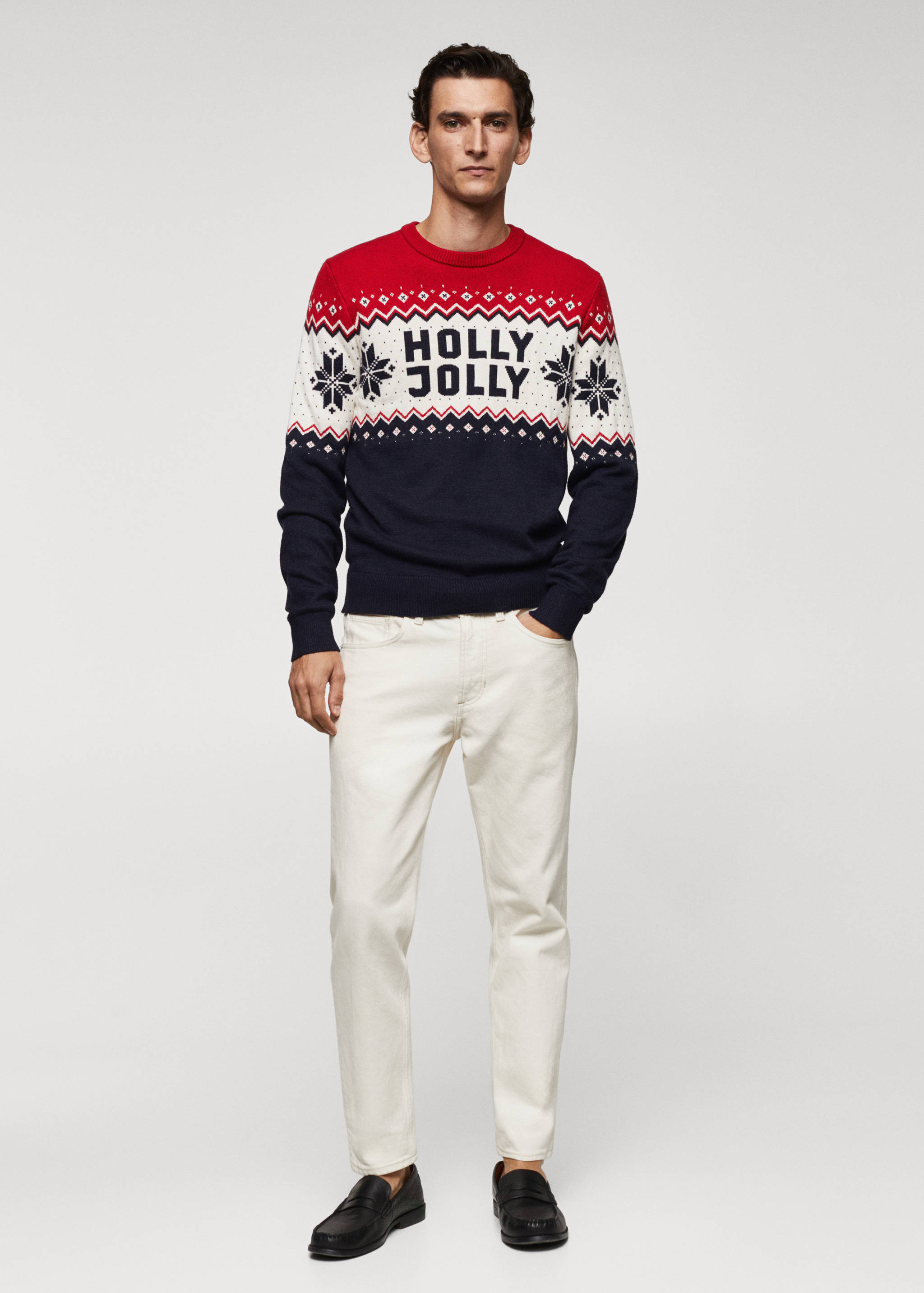 Christmas jacquard sweater - General plane