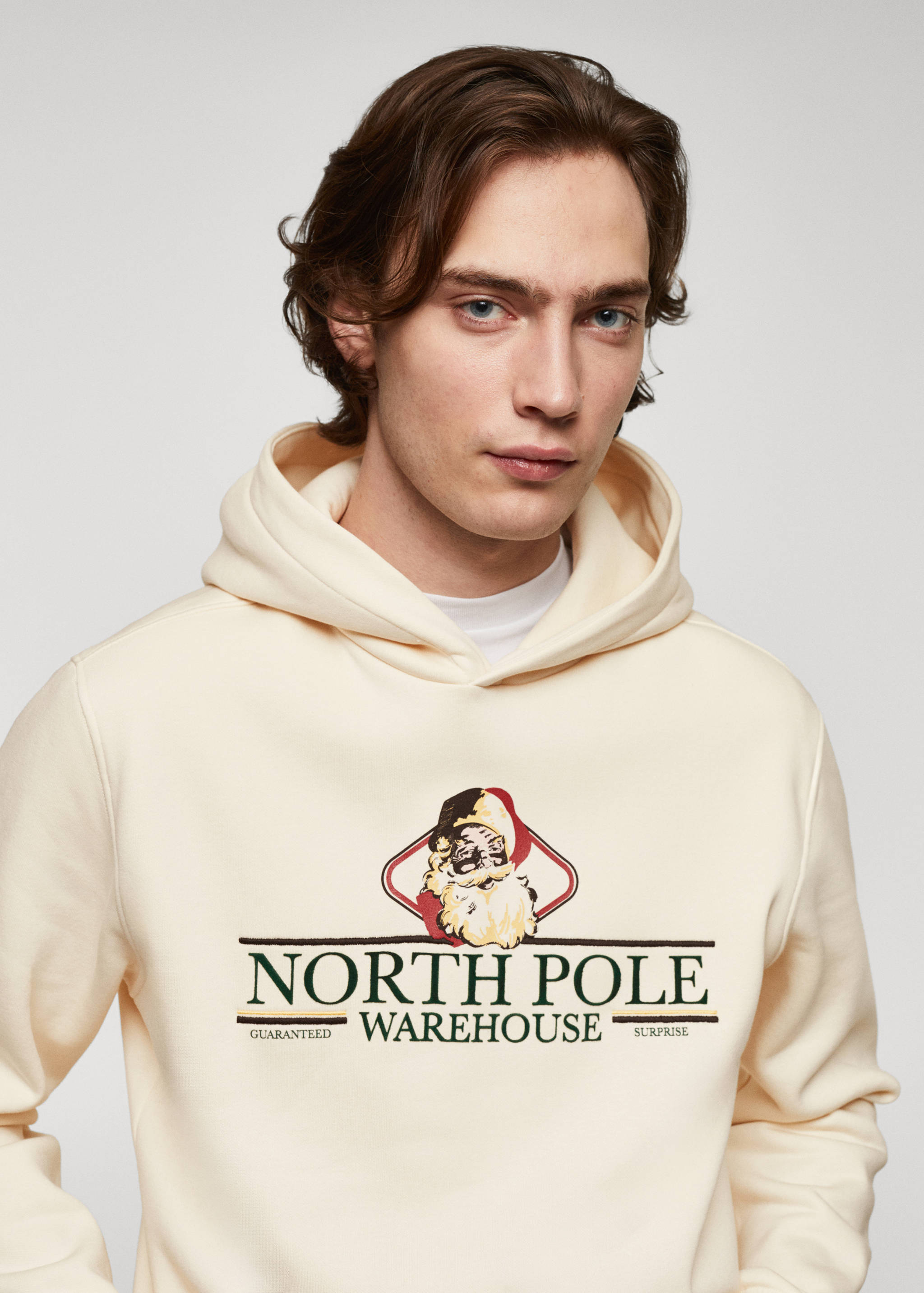 Sudadera estampada detalles terciopelo - Detalle del artículo 1