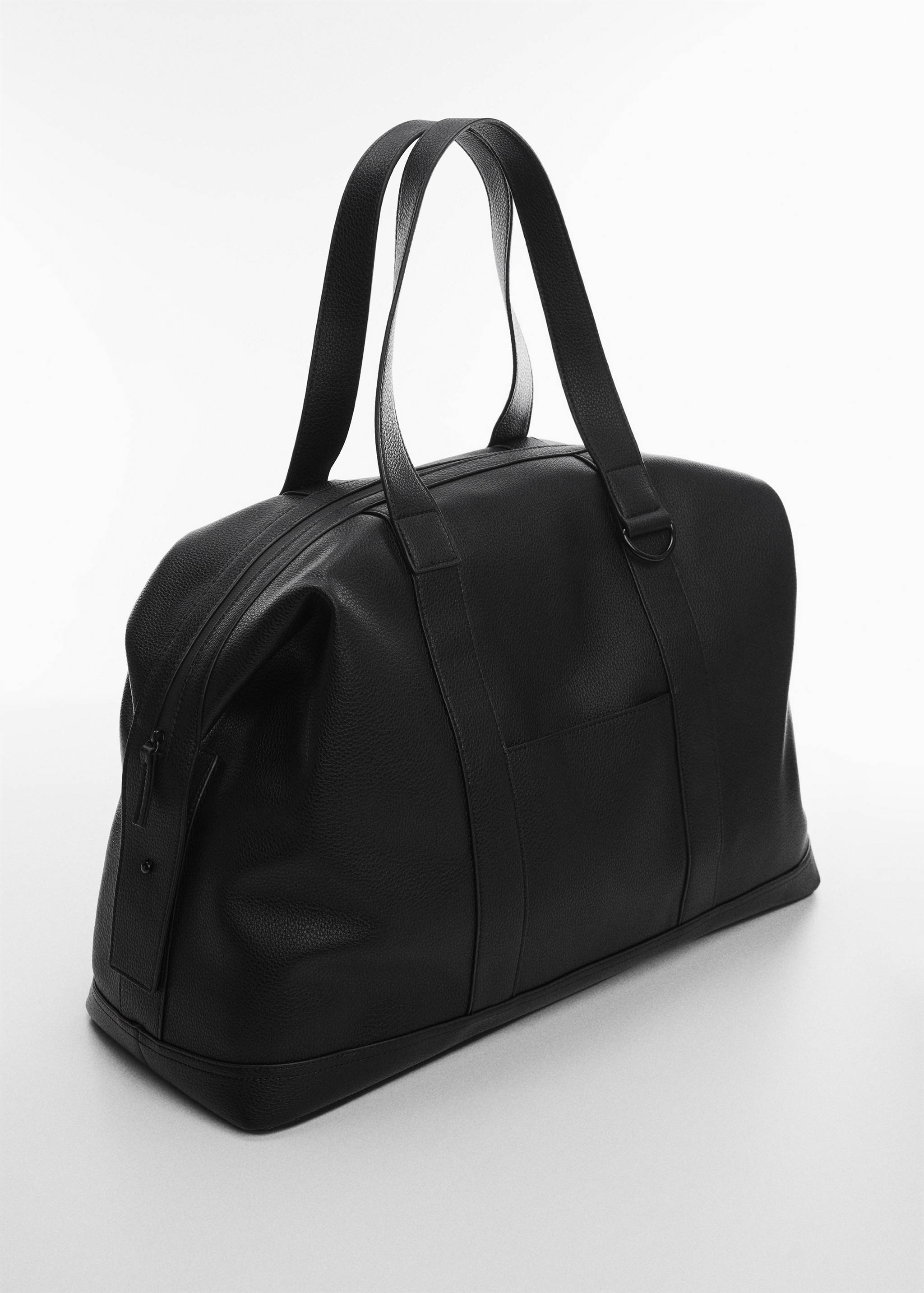 Faux-leather travel bowling bag - Medium plane