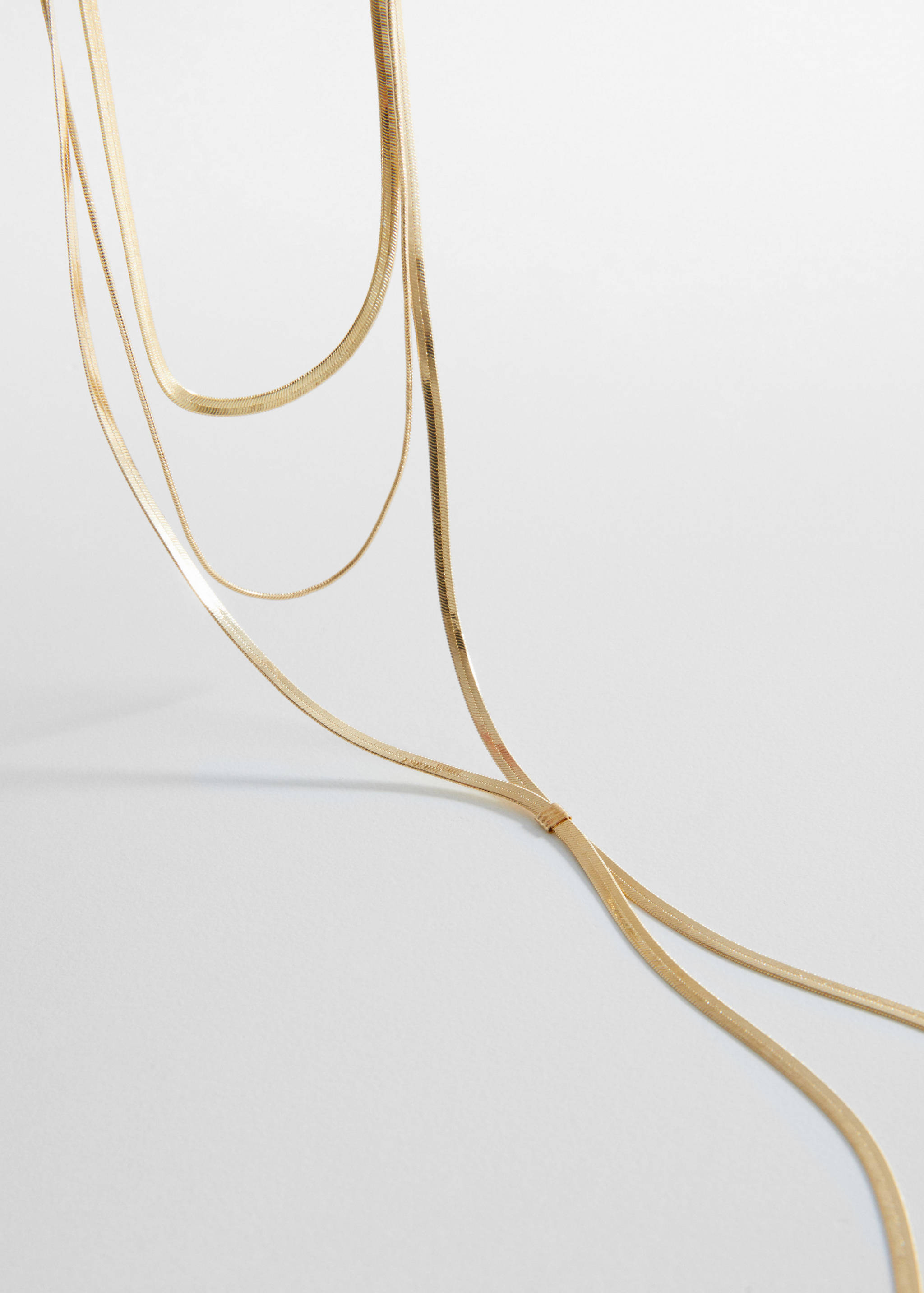 Collar largo combinado - Plano medio