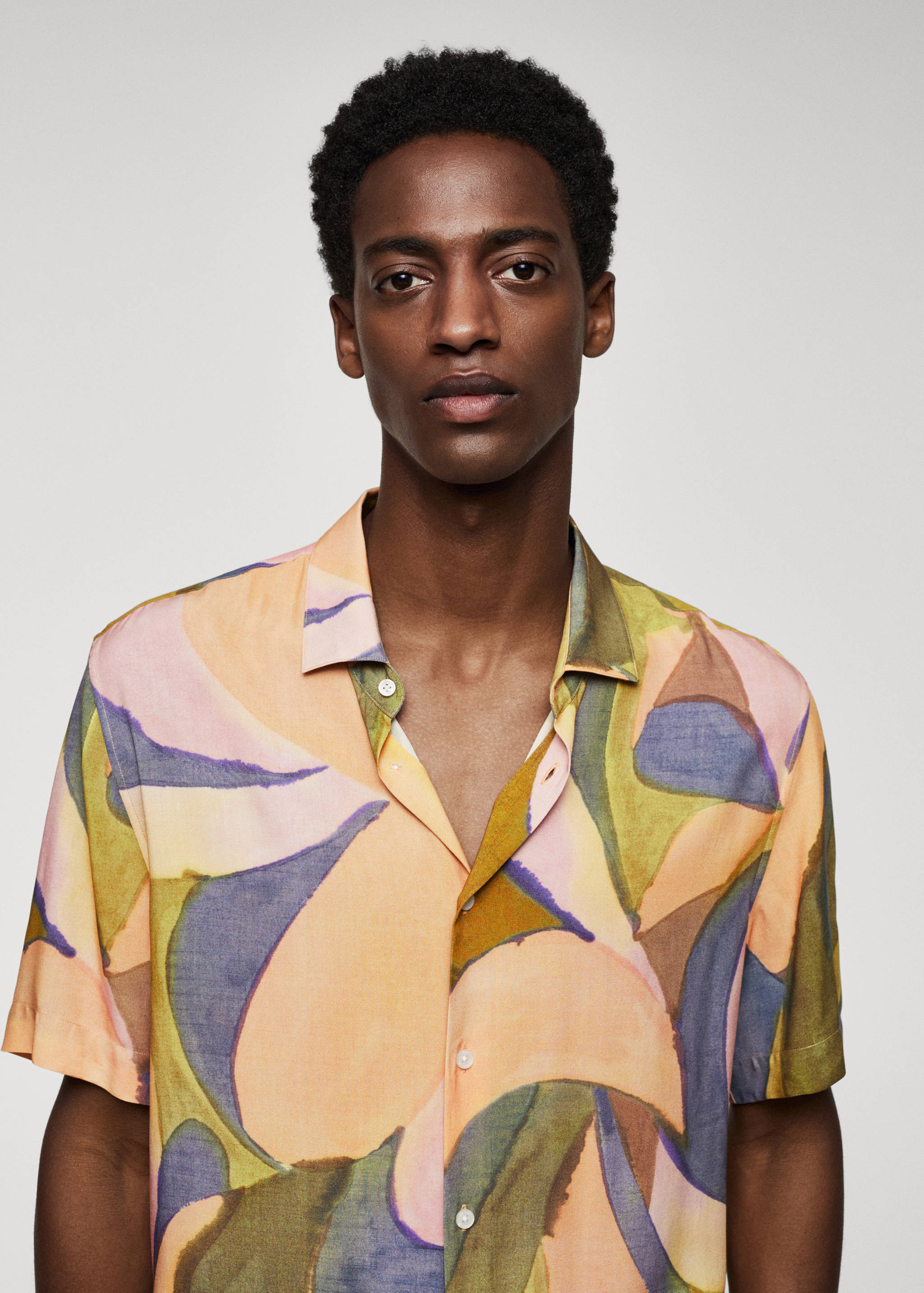 Chemise imprimée manches courtes - Détail de l'article 1