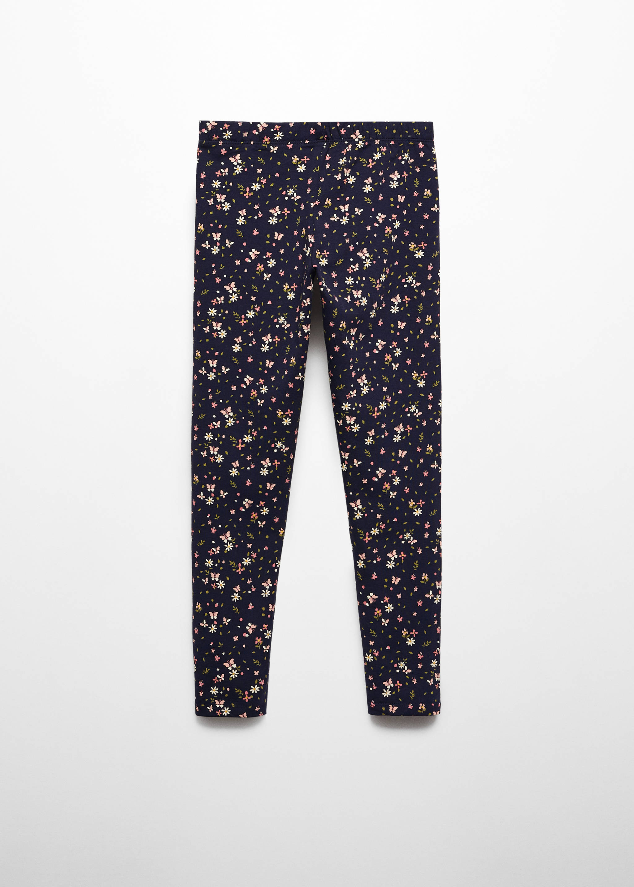 Printed cotton leggings - Reverse of the article