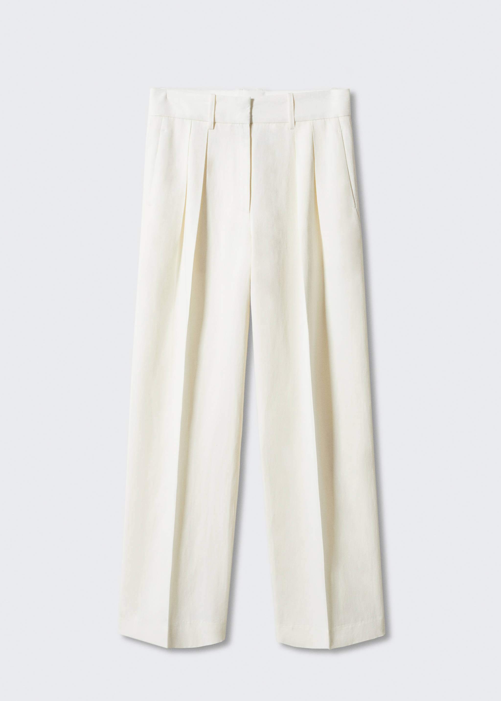 Wide leg pleated trousers - Article without model