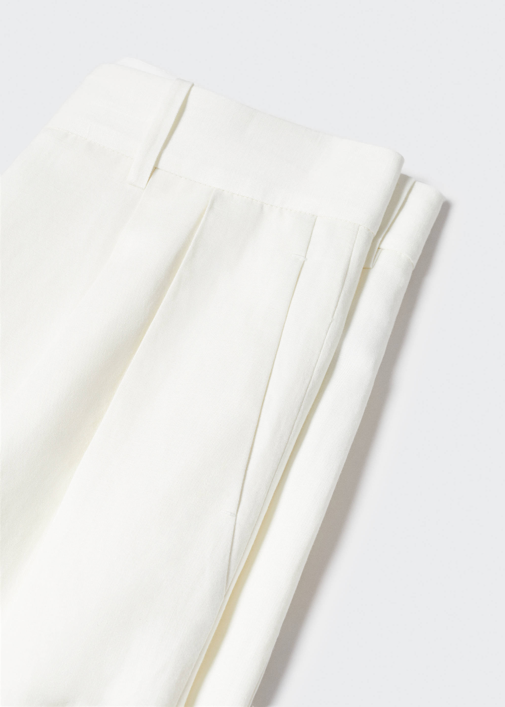 Wide leg pleated trousers - Details of the article 8