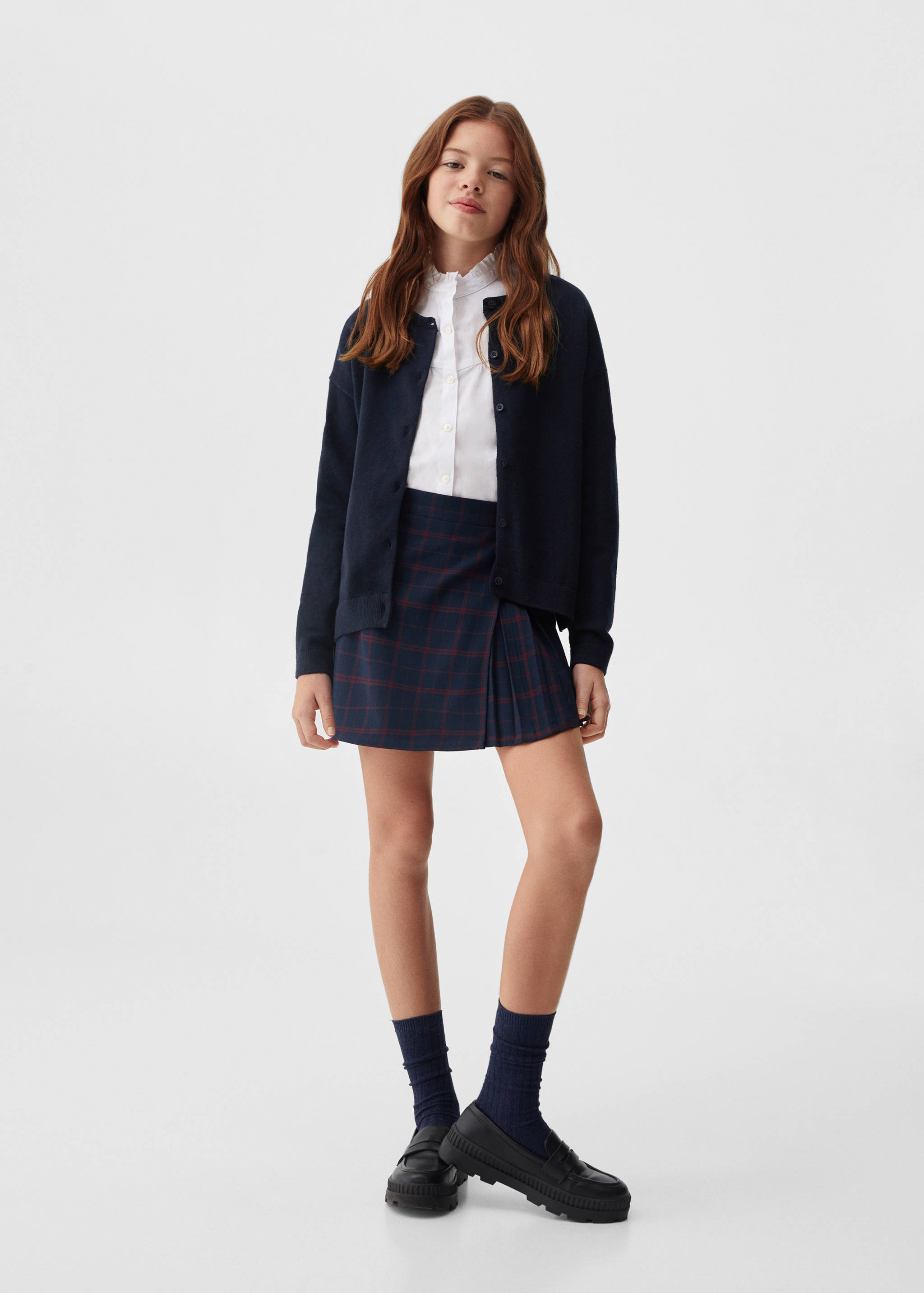 棉质混纺开衫 - null