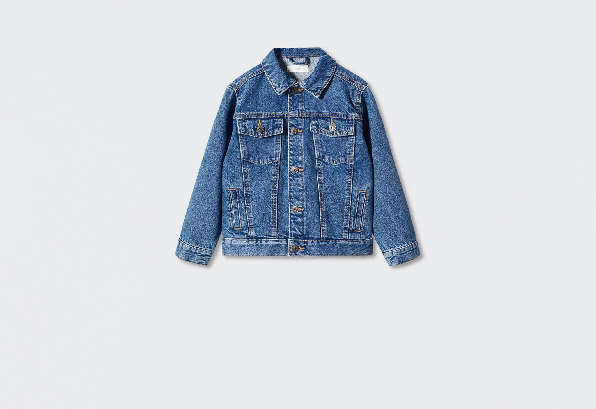 Pocketed denim jacket - Panoramic plane