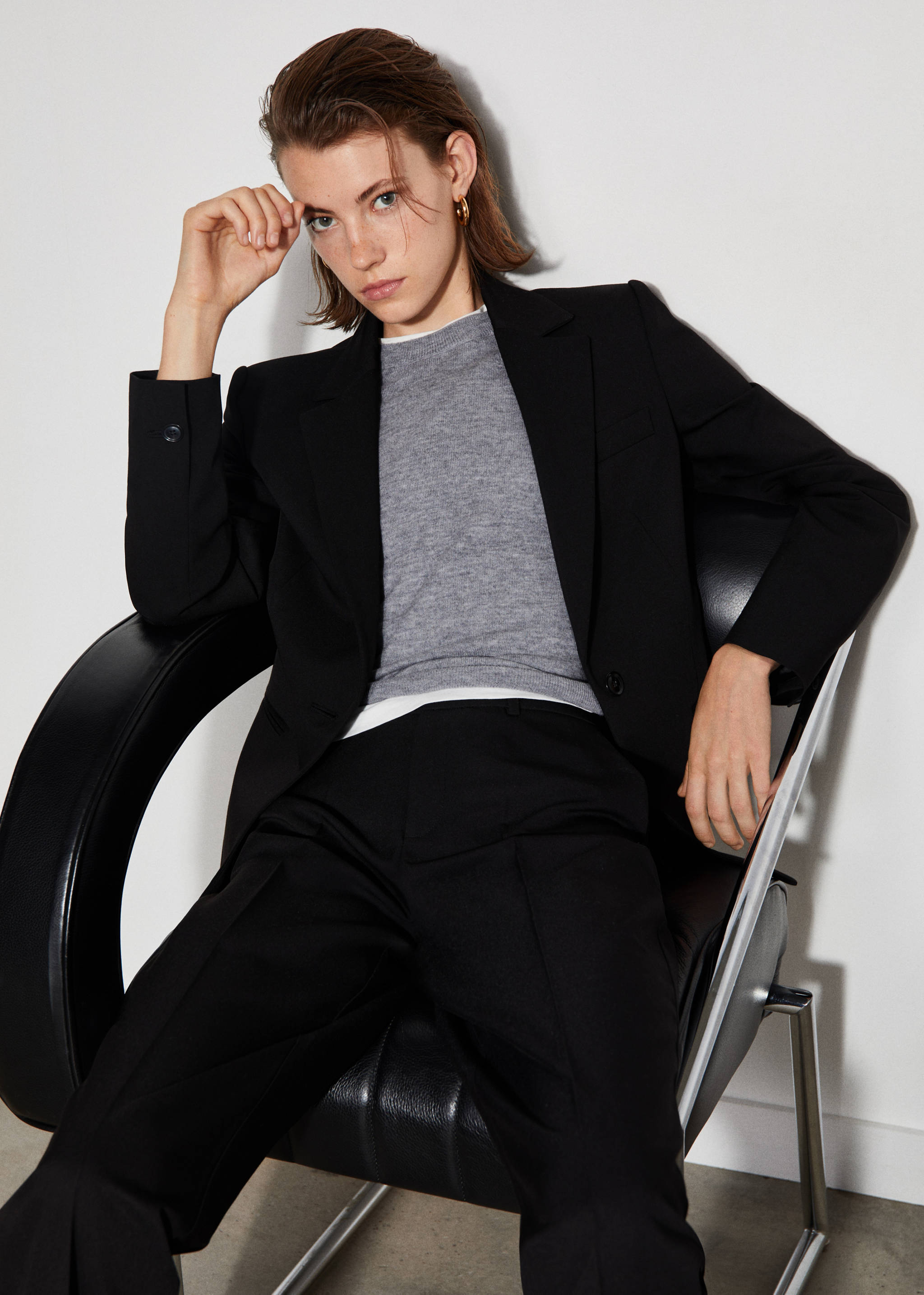 Jacket with gathered sleeves - Details of the article 0