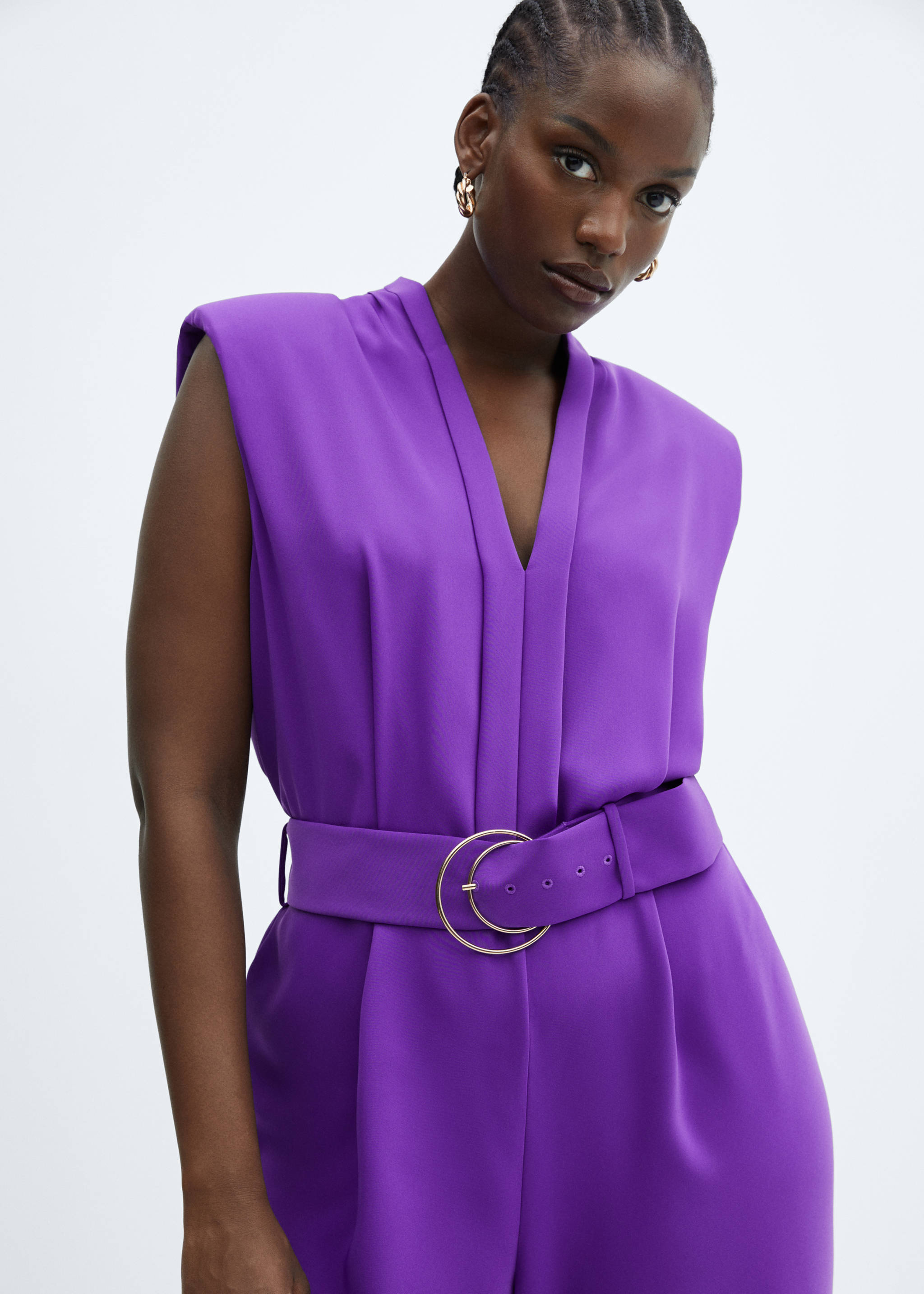 Belt long jumpsuit - Details of the article 5