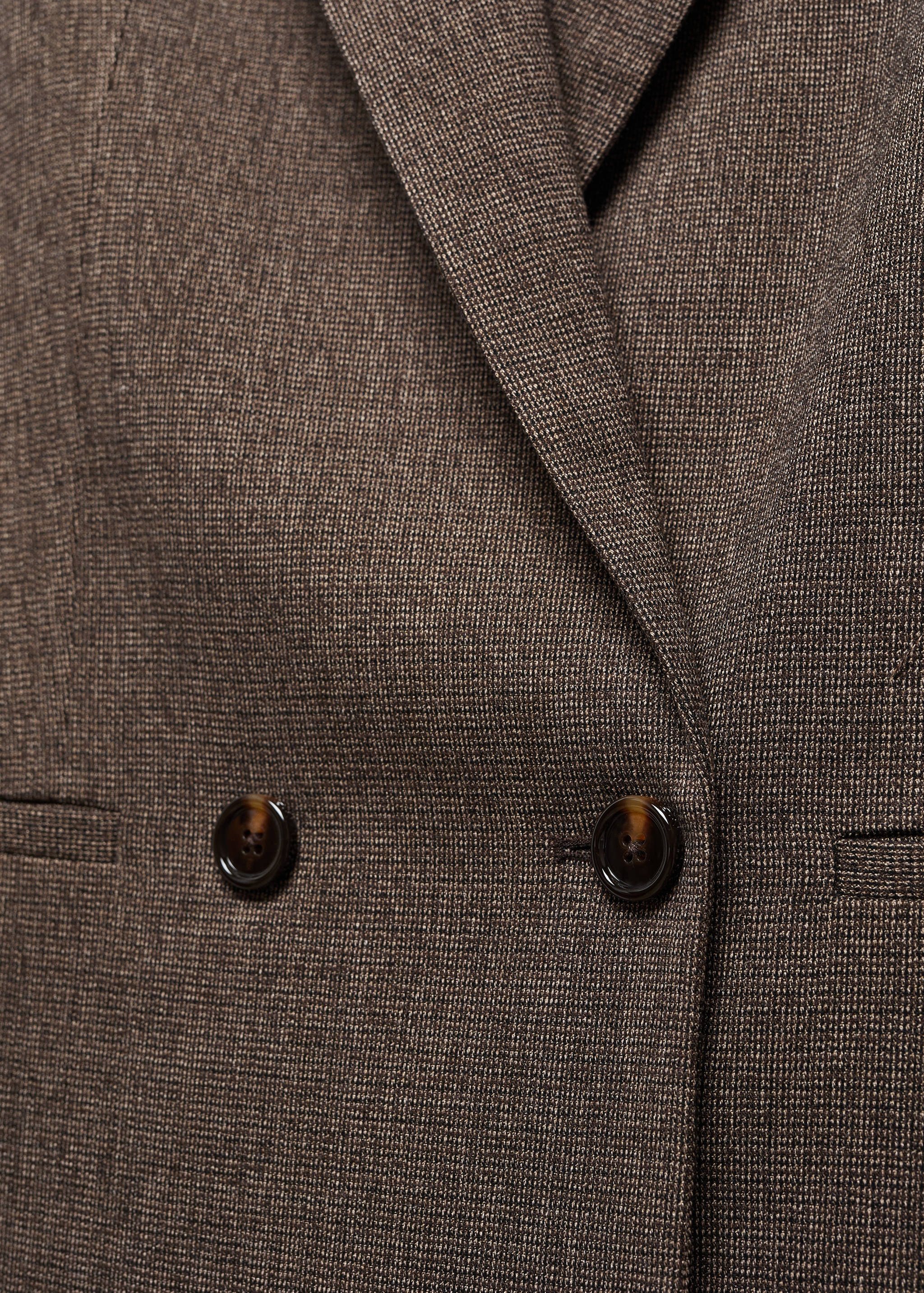 Double-breasted blazer with button - Details of the article 8