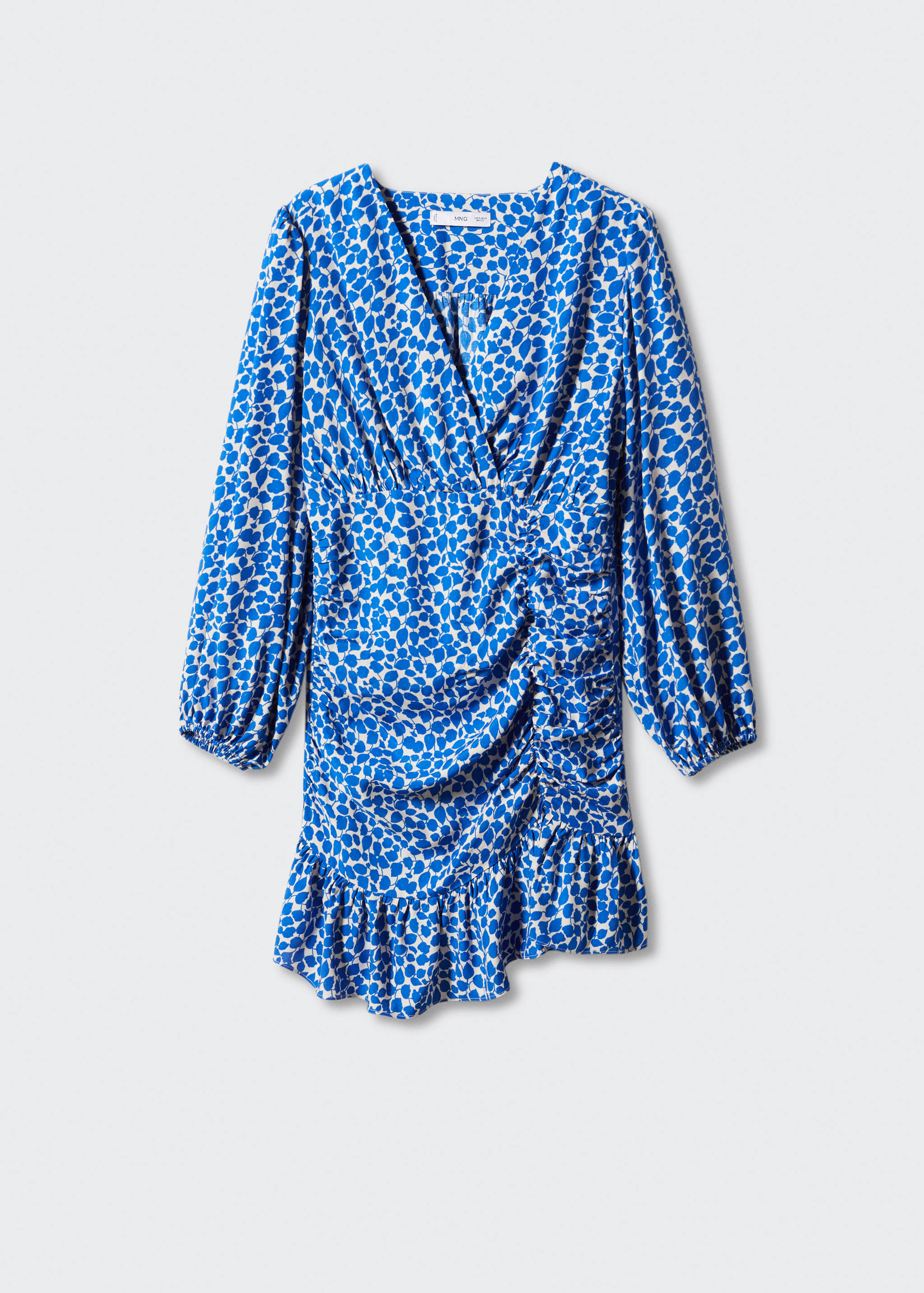 Robe froncée imprimée - Article sans modèle