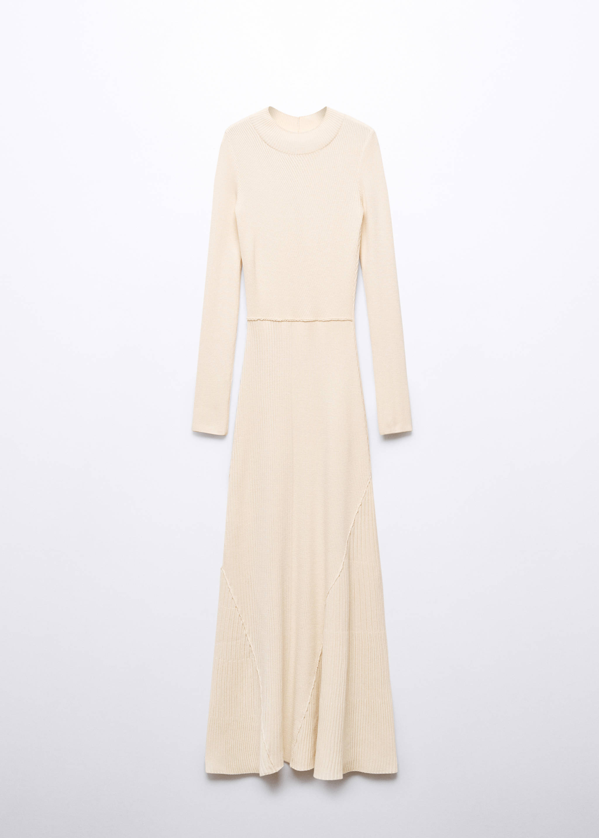 Knitted dress with stitching detail - Article without model