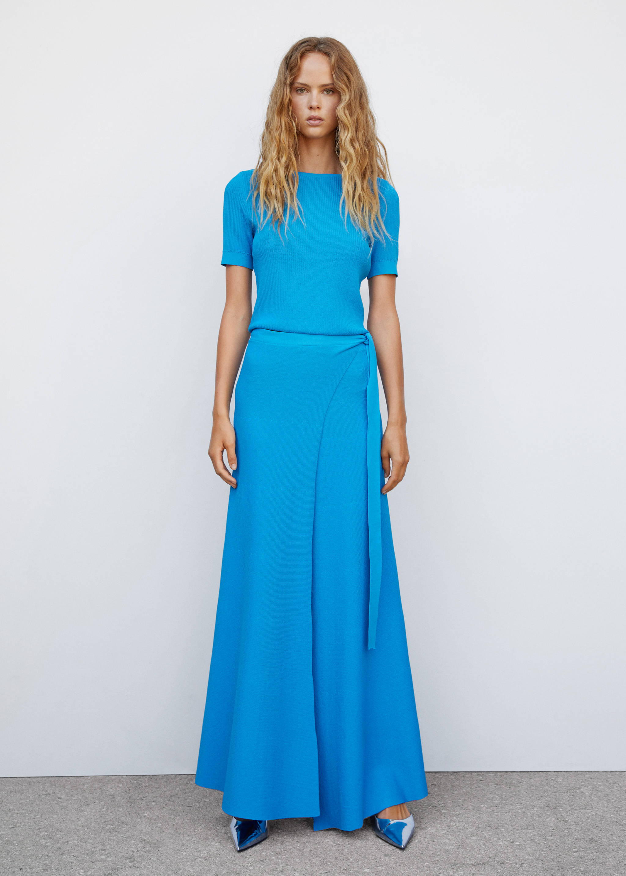 Jupe portefeuille à nœud - Plan général